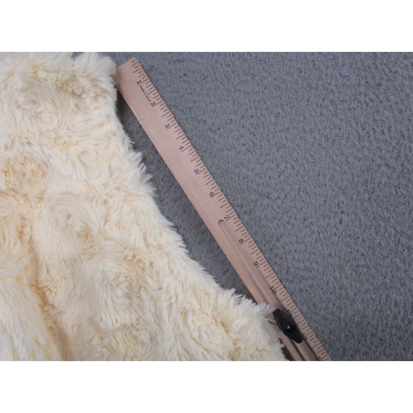 Vintage French Laundry Vest Women’s L Ivory Cream Faux Fur Pockets Open Front Size L / US 10 / IT 46 - 6 Thumbnail