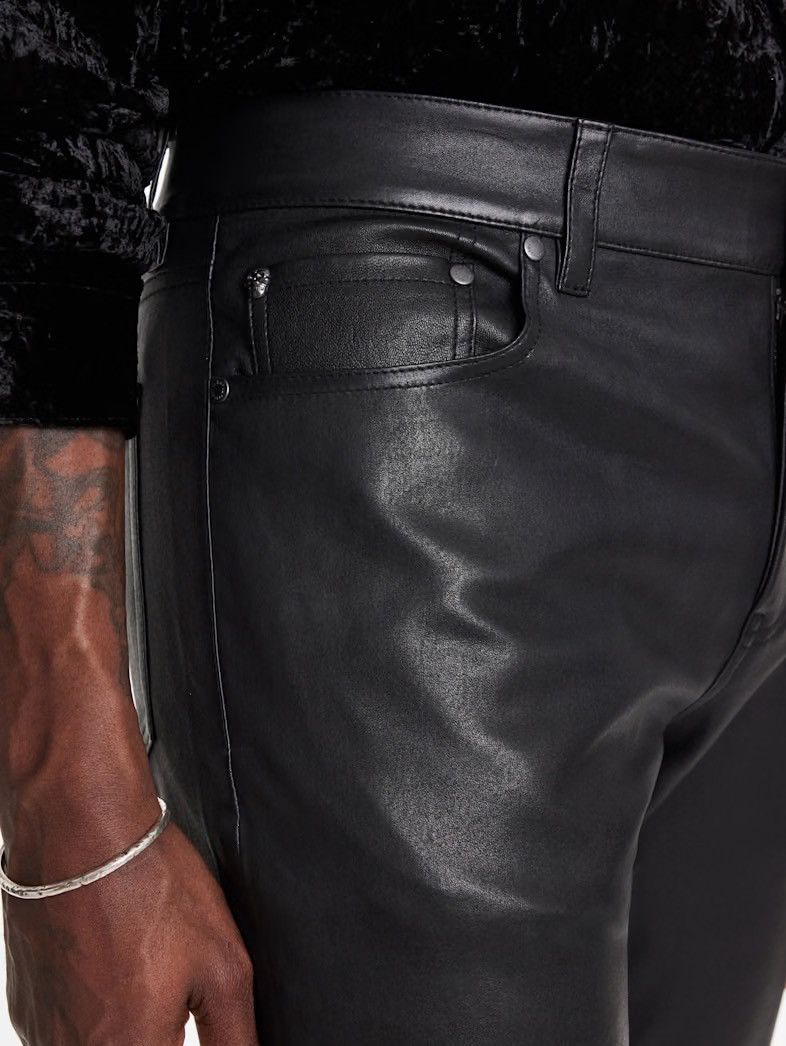 John Varvatos The Rocker Leather Pants. Size 30 Size US 30 / EU 46 - 3 Thumbnail