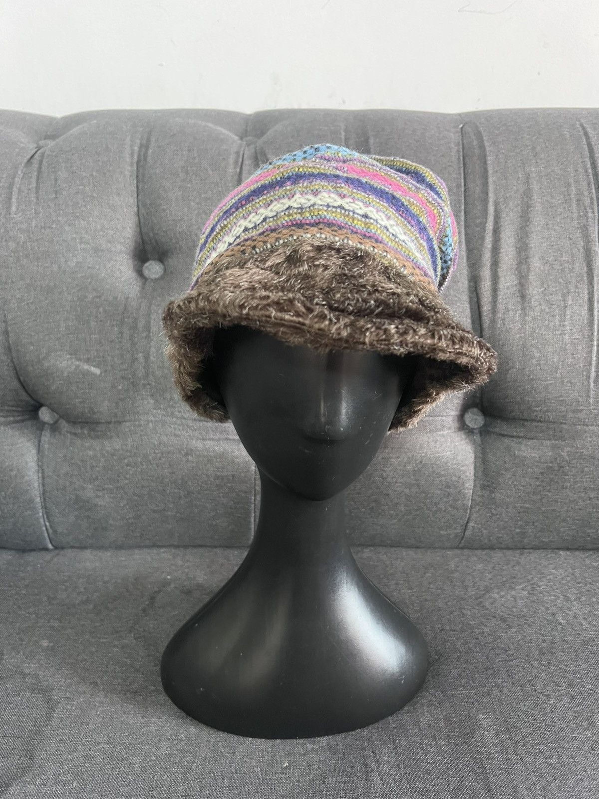 Japanese Brand CA4LA Navajo beanie hat Size ONE SIZE - 4 Thumbnail