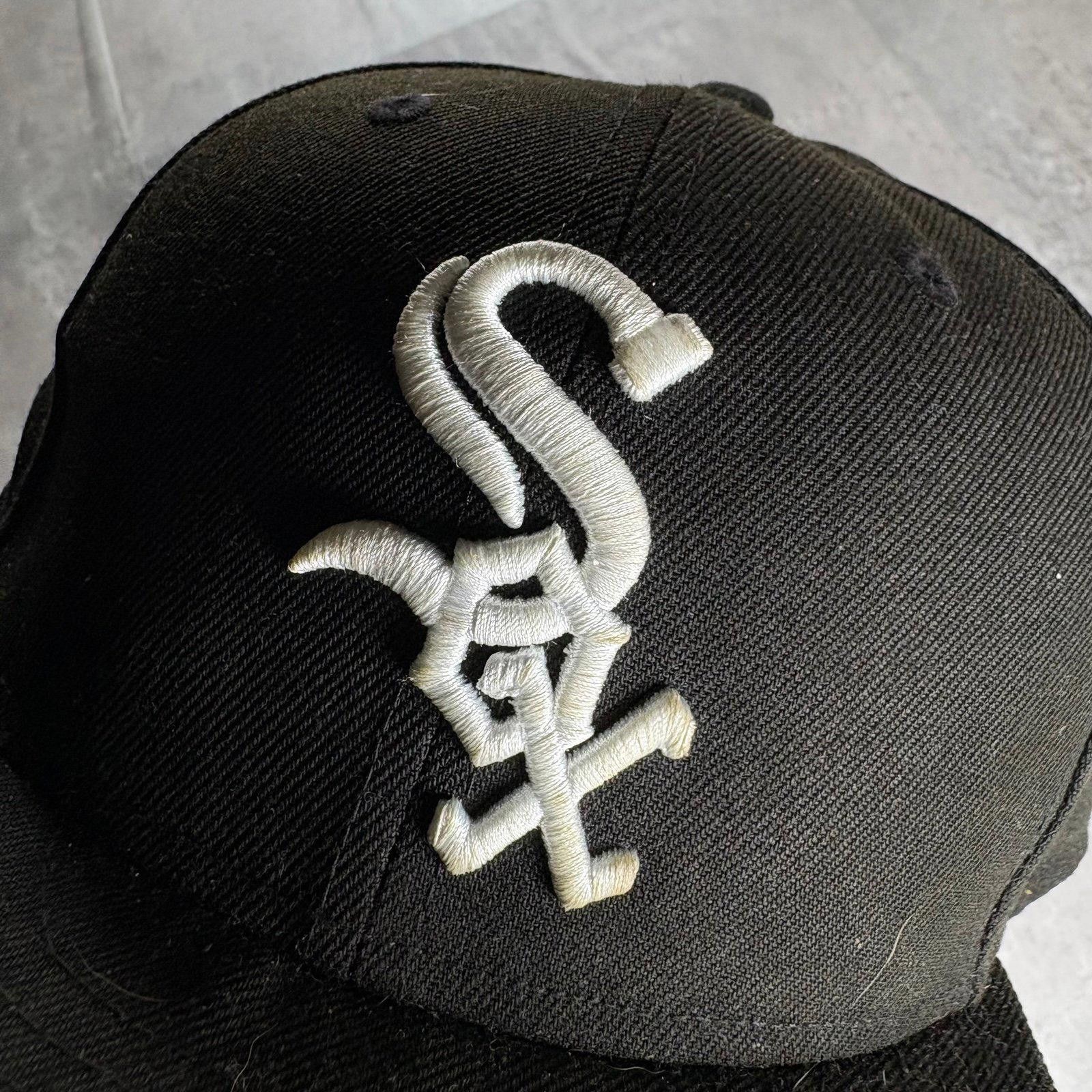 New Era Black Chicago White Sox hat Size ONE SIZE - 2 Thumbnail