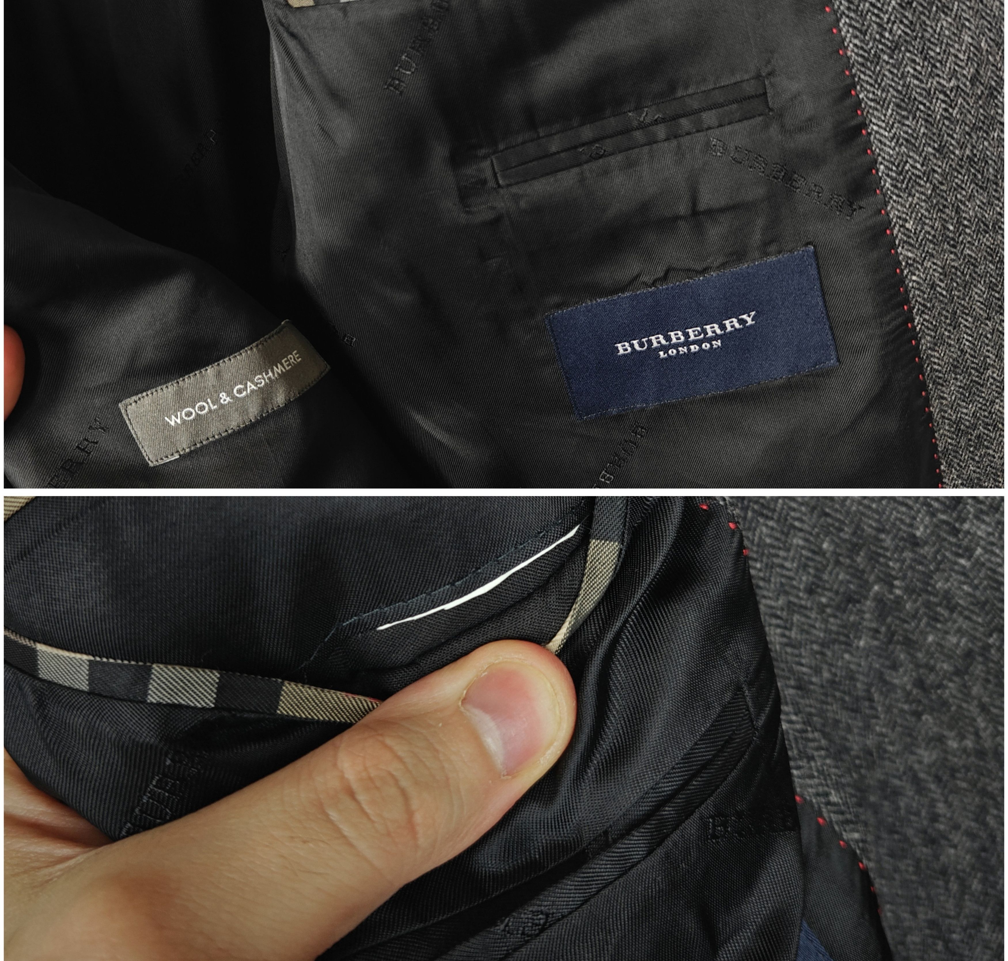 Burberry Burberry Wool Blazer Jacket Gray size XL Size 44R - 8 Thumbnail
