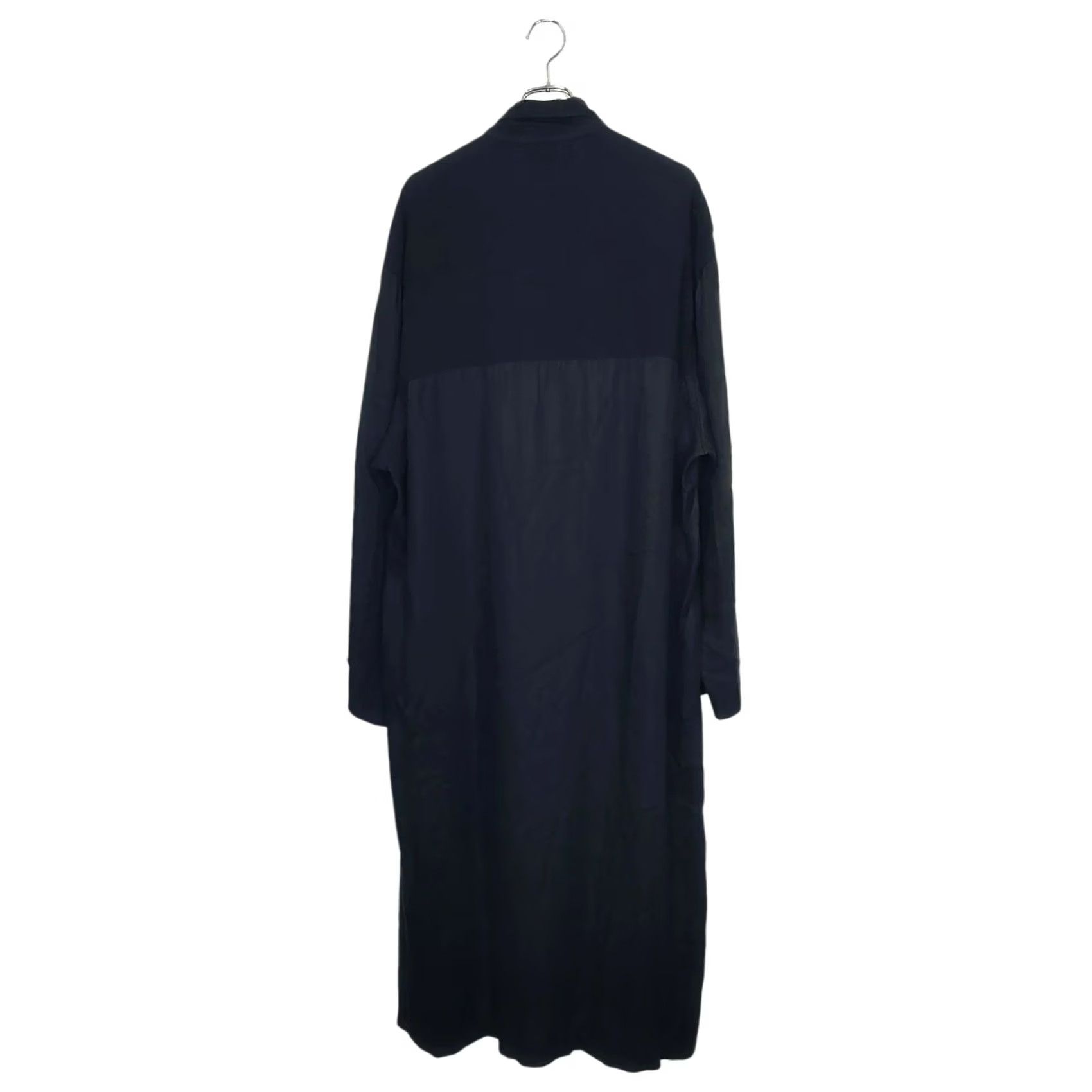 Yohji Yamamoto YOHJI YAMAMOTO POUR HOMME BIG SHIRT Black Size 3 Long Length 20AW Men's Used Size US S / EU 44-46 / 1 - 2 Thumbnail