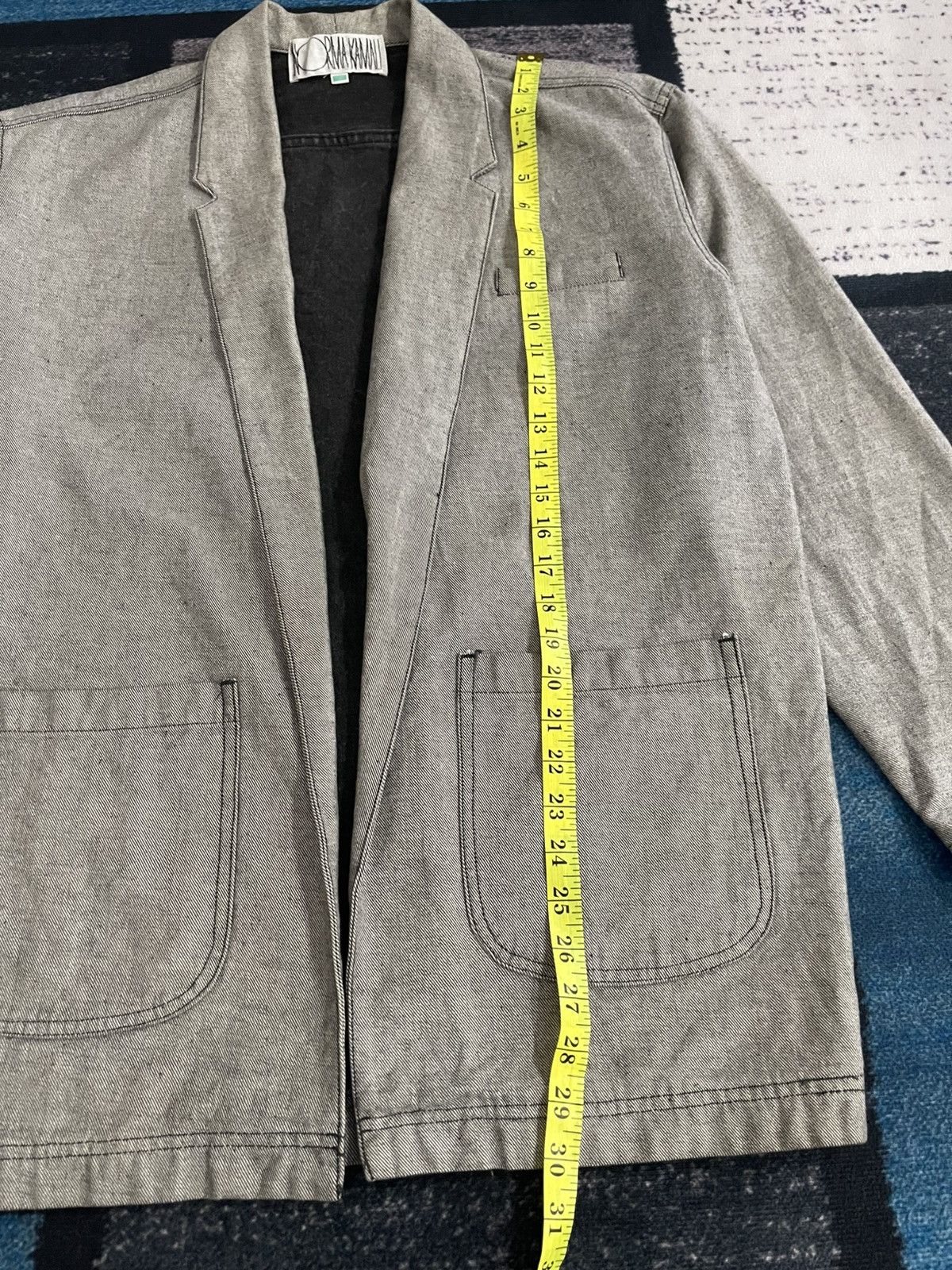 Norma Kamali Vintage Norma Kamali Button Less Jacket Size L / US 10 / IT 46 - 16 Thumbnail