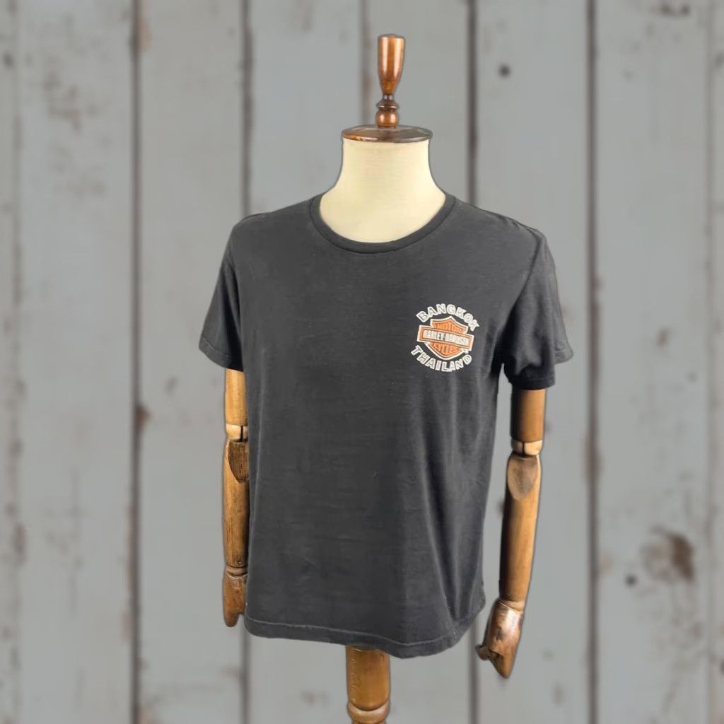 Harley Davidson Harley-Davidson Mens T-Shirt Bangkok Crew Neck Short Sleeve Black Size L Size US L / EU 52-54 / 3 - 1 Thumbnail