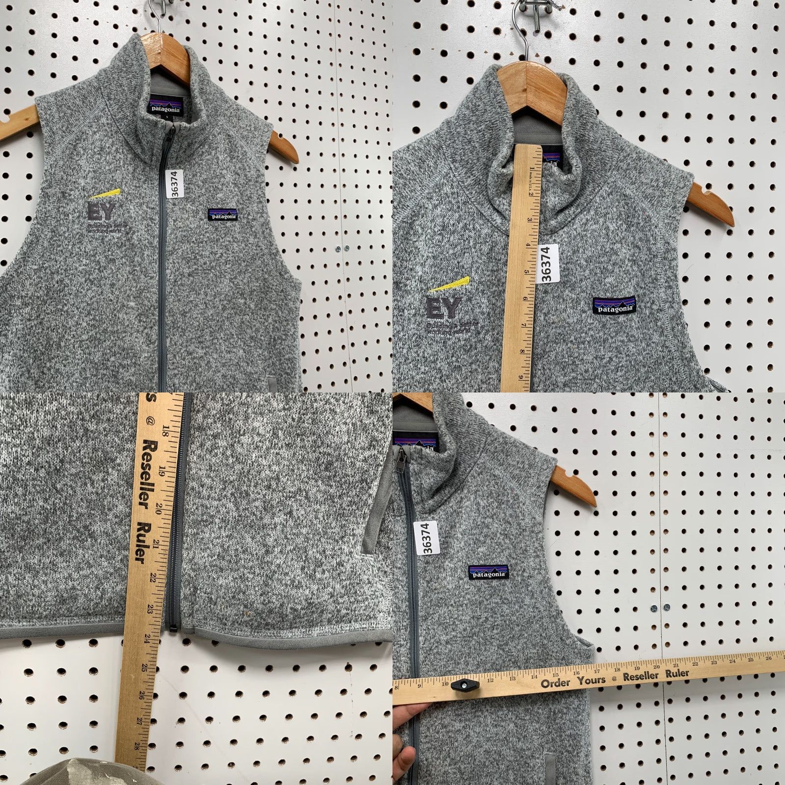 Patagonia Patagonia Better Sweater Vest Jacket Womens Small Gray Zip Sleeveless 17x24 Size S / US 4 / IT 40 - 8 Thumbnail