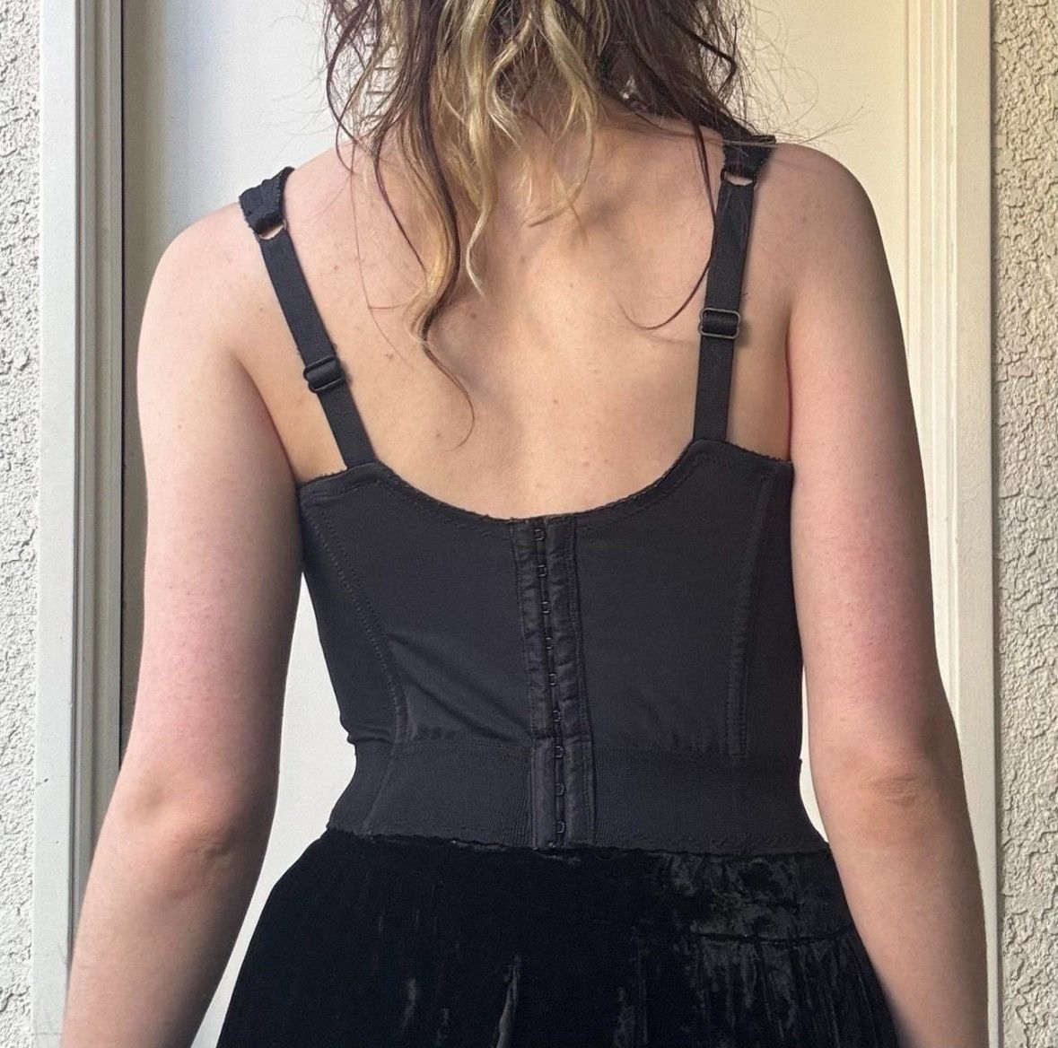 Other ADORABLE VTG 80s LONGLINE WONDERBRA / CORSET TOP Size ONE SIZE - 4 Thumbnail