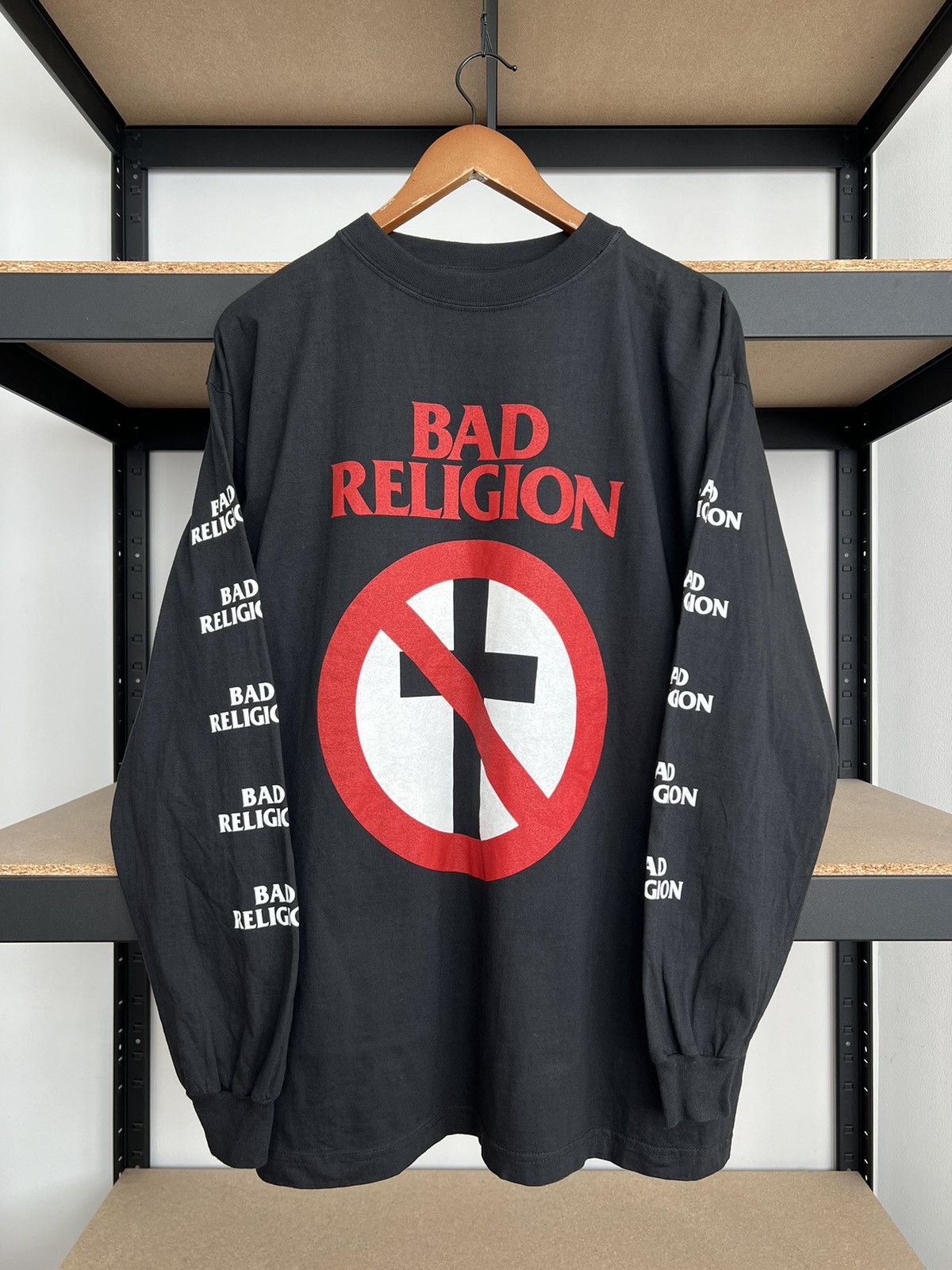 Band Tees Vintage 1996 Bad Religion Punk Rock Band Long Sleeve T-shirt Size US XL / EU 56 / 4 - 1 Thumbnail