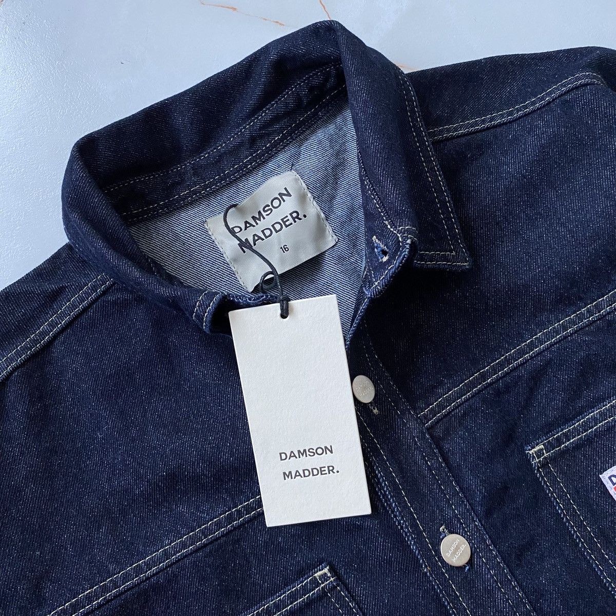Other NOVA OVERSIZED DENIM JACKET DAMSON MADDER Size XL / US 12-14 / IT 48-50 - 3 Thumbnail