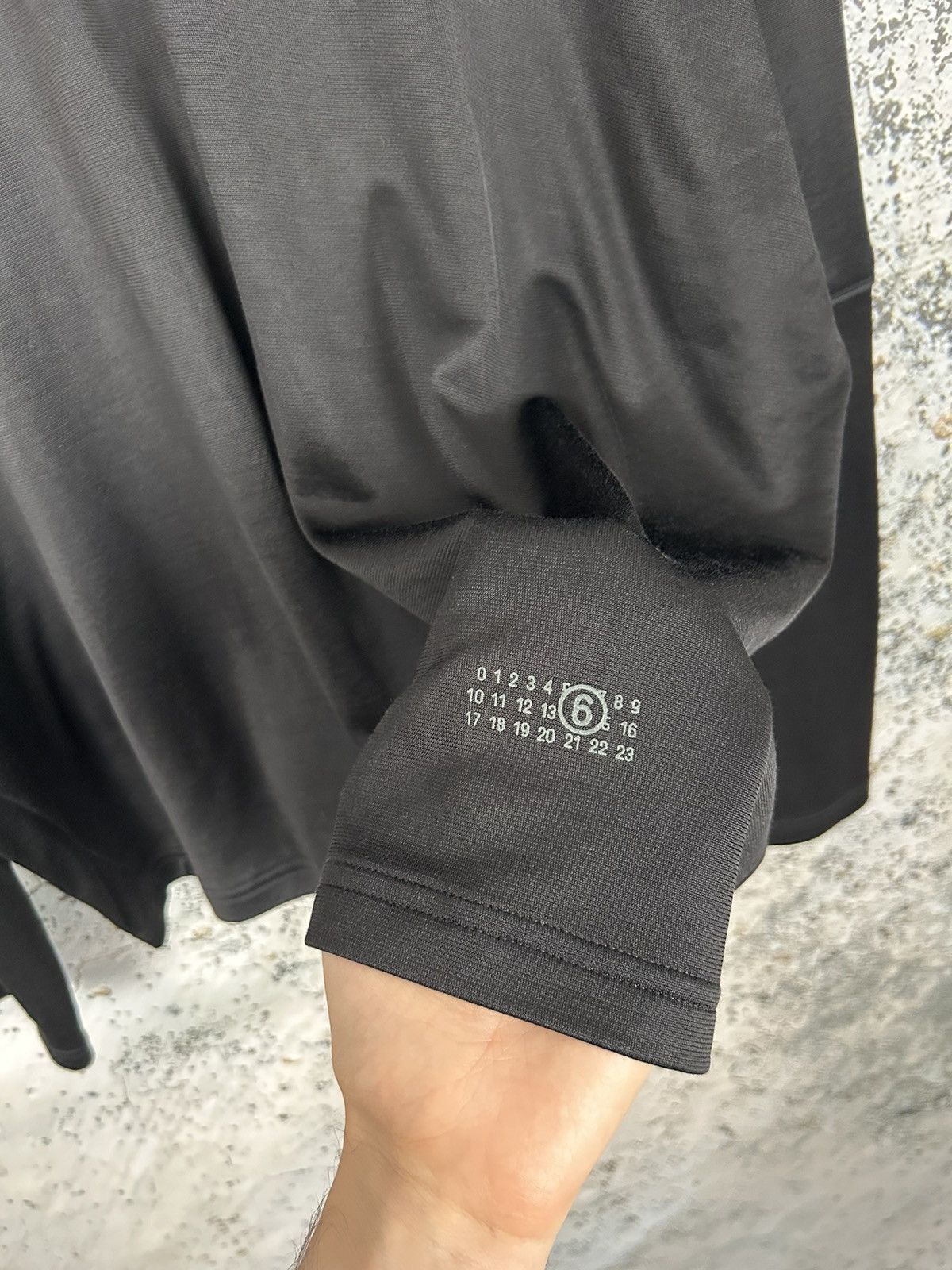 Designer Maison Margiela MM6 Paris Half Zip Sweatshirt/Longsleeve Size US L / EU 52-54 / 3 - 5 Thumbnail