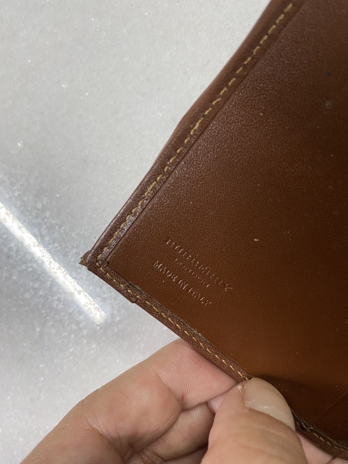 Burberry Burberry Womens Long Plaid Wallet Preowned Size ONE SIZE - 8 Thumbnail