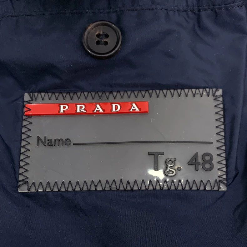 Prada Prada Dark blue stand-up collar zipper long-sleeved jacket Size US M / EU 48-50 / 2 - 6 Thumbnail