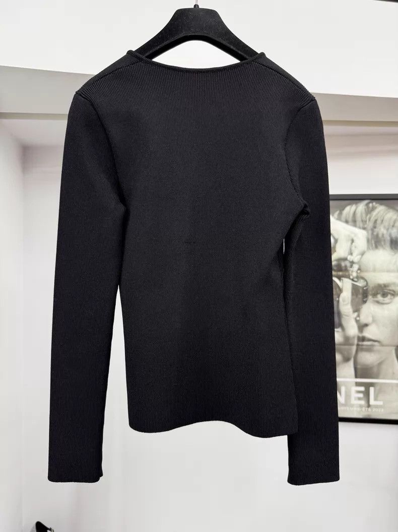 Gucci Gucci Early spring black elastic long sleeves Size M / US 6-8 / IT 42-44 - 2 Thumbnail