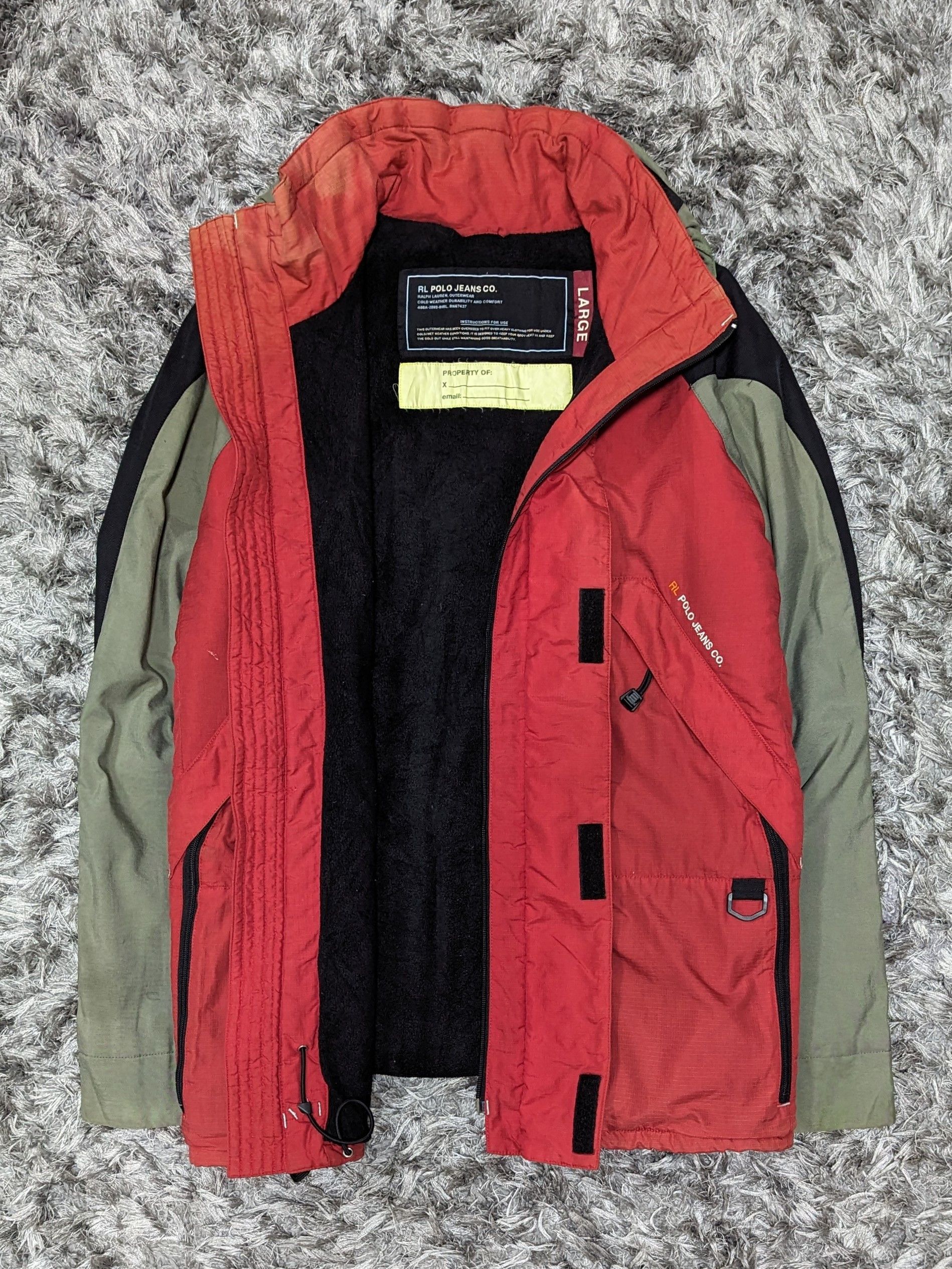 Vintage Polo Ralph Lauren Jacket Outerwear Ski Gear Tactical