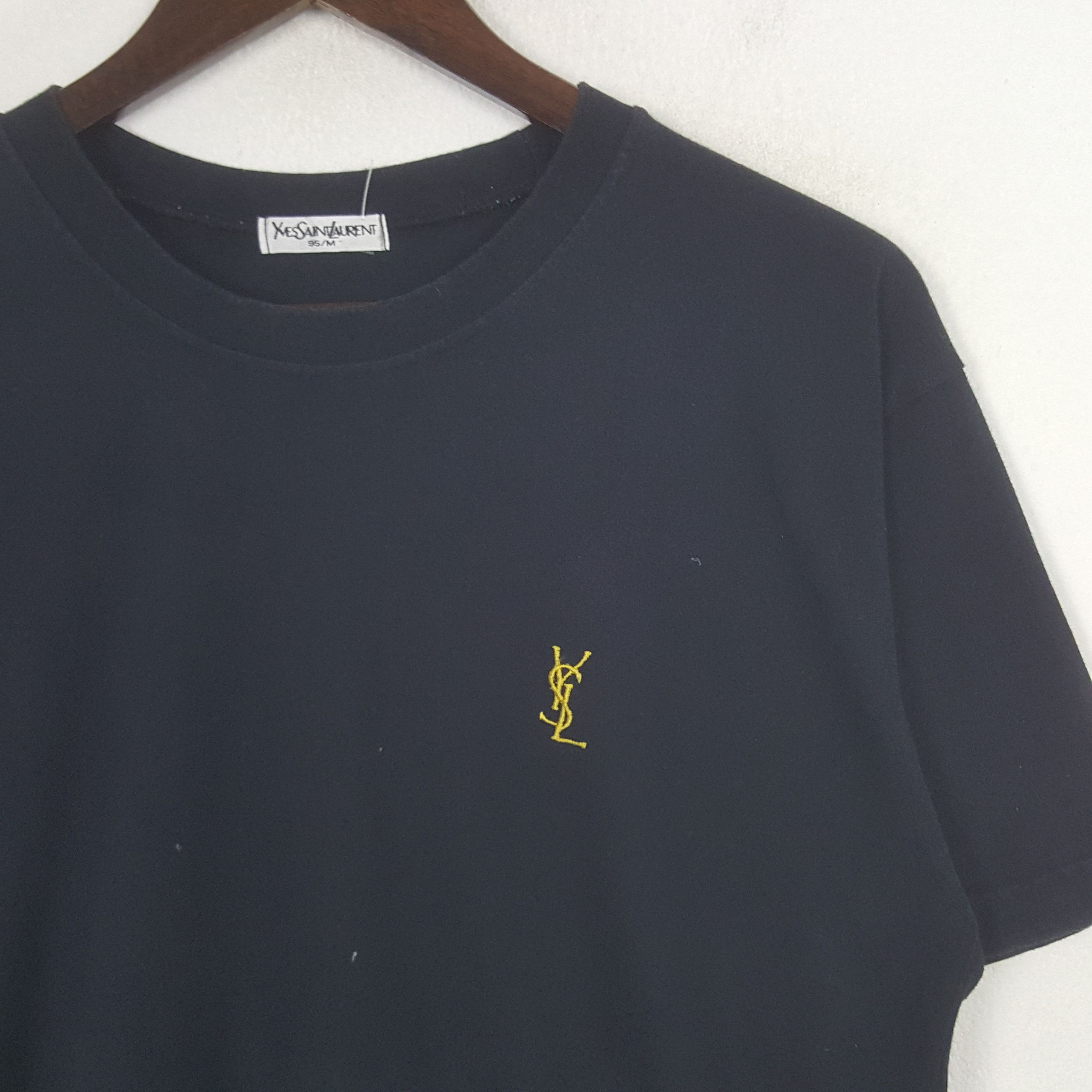 Other Vintage Yves Saint Laurent MultiColour Styel Logo Tshirt Size US M / EU 48-50 / 2 - 4 Thumbnail