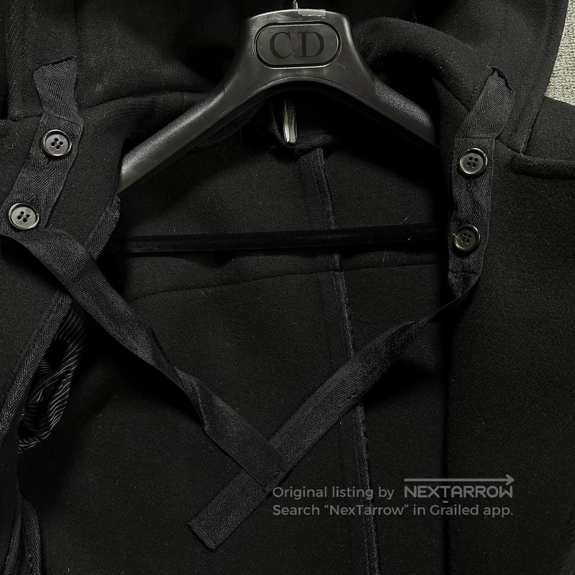 Dior dior homme black toggle hooded coat. Size US M / EU 48-50 / 2 - 3 Thumbnail