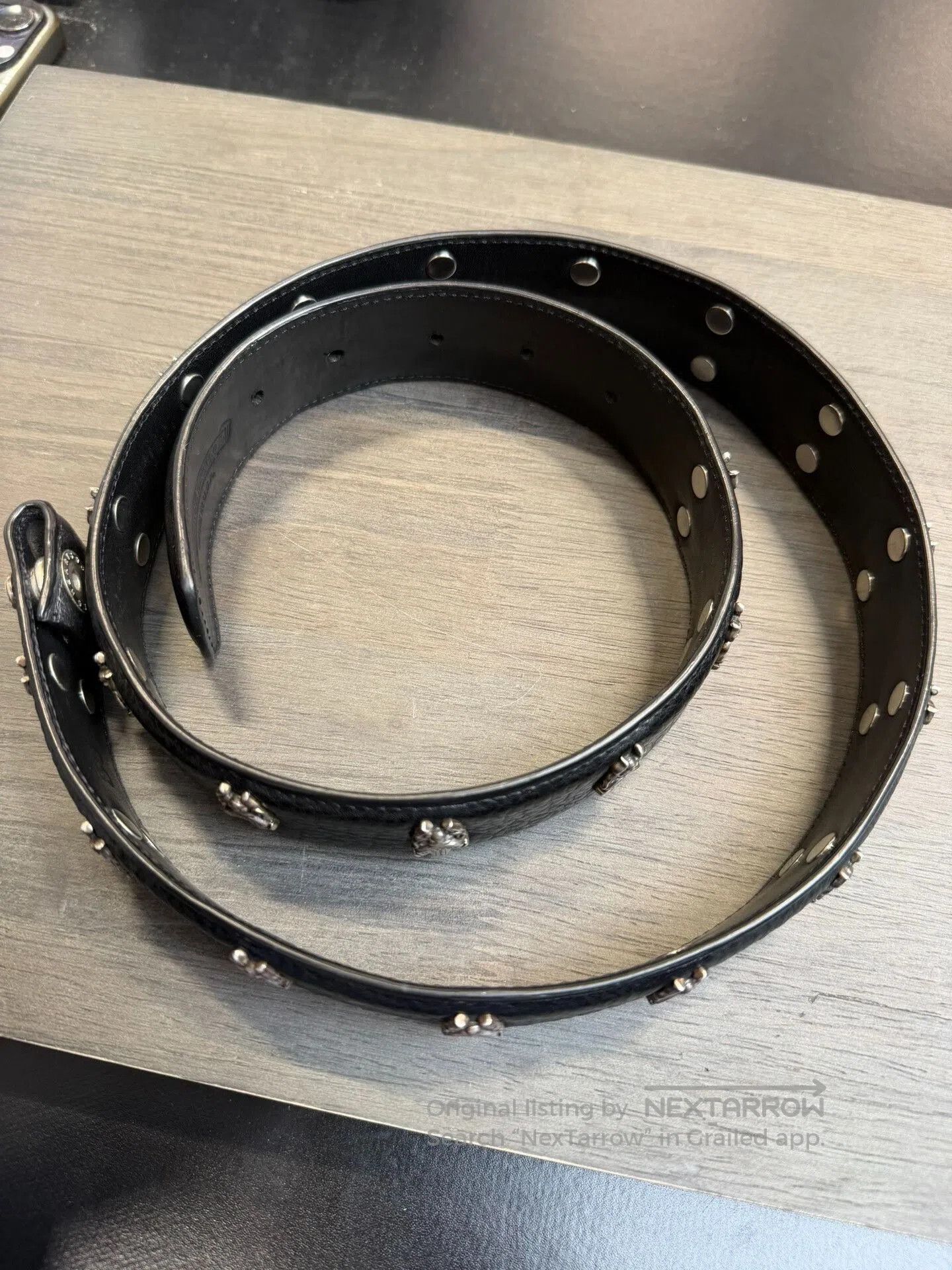 Chrome Hearts Chrome Hearts Black Sword Belt. Size ONE SIZE - 3 Thumbnail