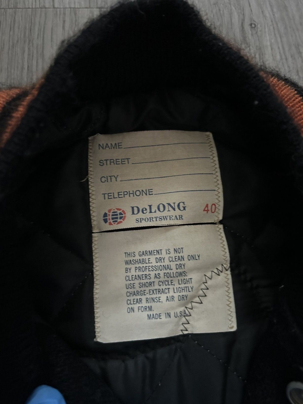 Delong Vtg 1988 DeLONG Sportwear Varsity “Ludington Orioles” jacket Size US M / EU 48-50 / 2 - 2 Thumbnail