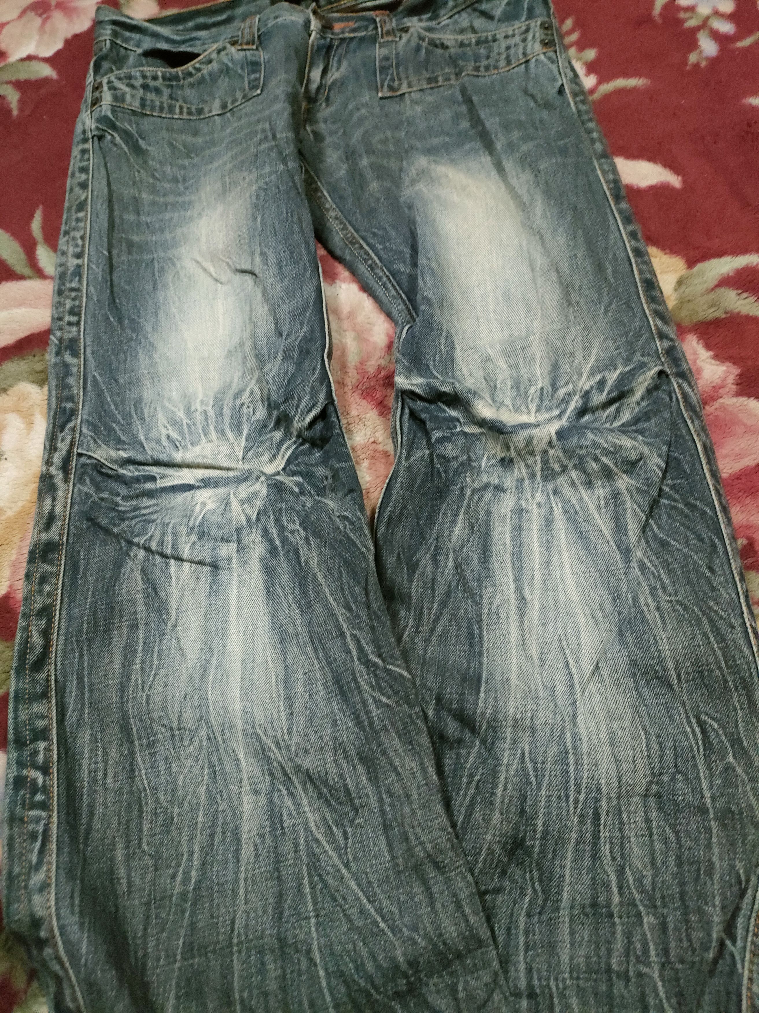 If Six Was Nine × Japanese Brand Flare🔥Roat & Three Style Jeans Size US 34 / EU 50 - 6 Thumbnail