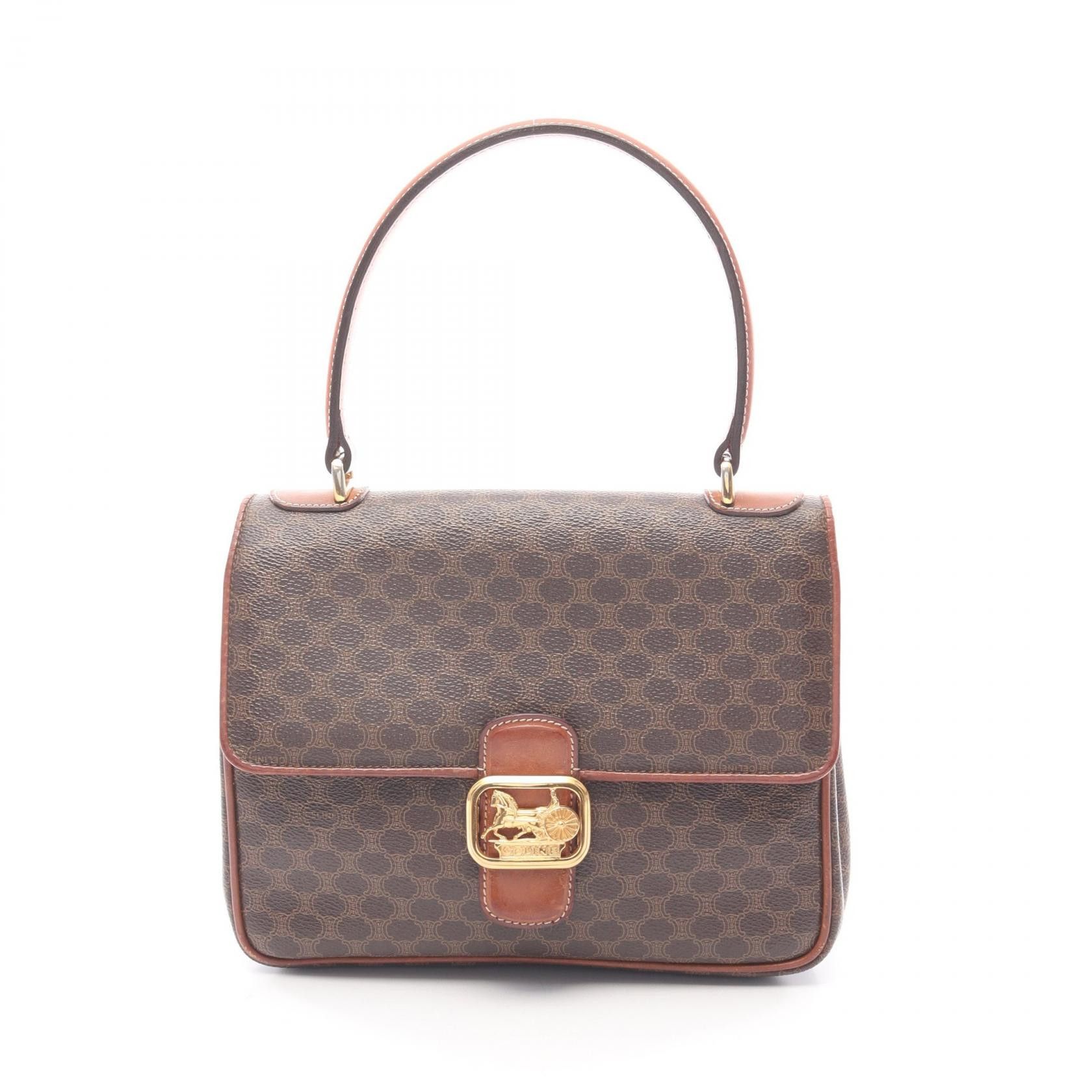 Celine Celine CELINE Macadam Coated Canvas Handbag Plastic / Synthetic Handbag DUTY FREE for USA Size ONE SIZE - 1 Thumbnail