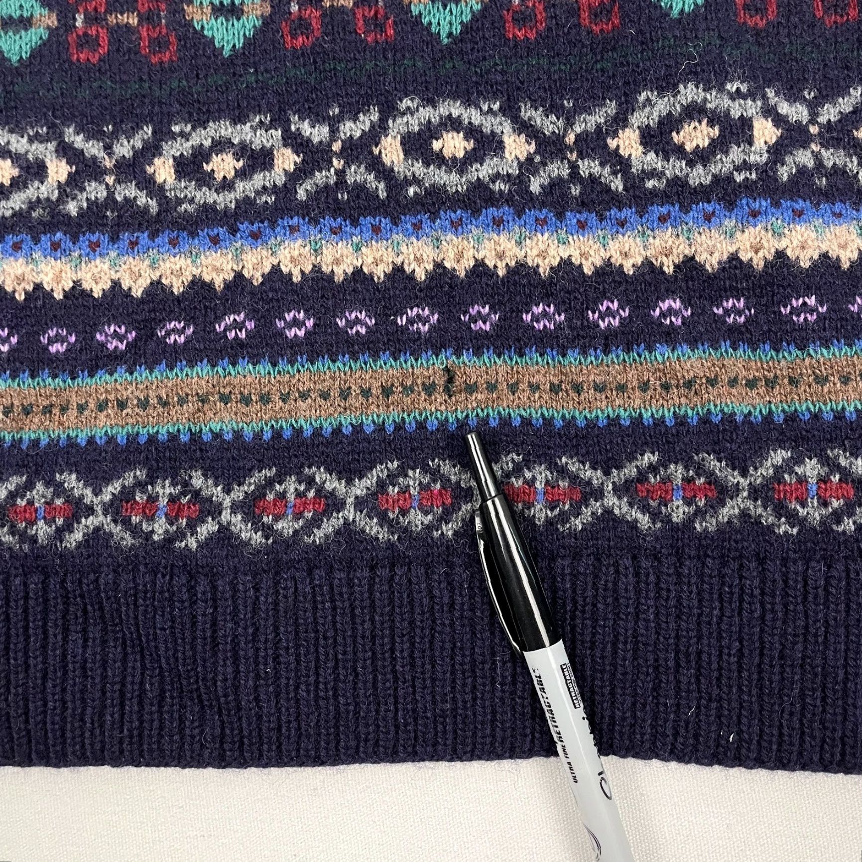 Polo Ralph Lauren VTG Polo Ralph Lauren Hand Knit Mens Sweater 2XL Lambs Wool Aztec Quarter Zip Mock Neck Long Sleeve Geometric Multicolor Pullover Size US XXL / EU 58 / 5 - 7 Thumbnail