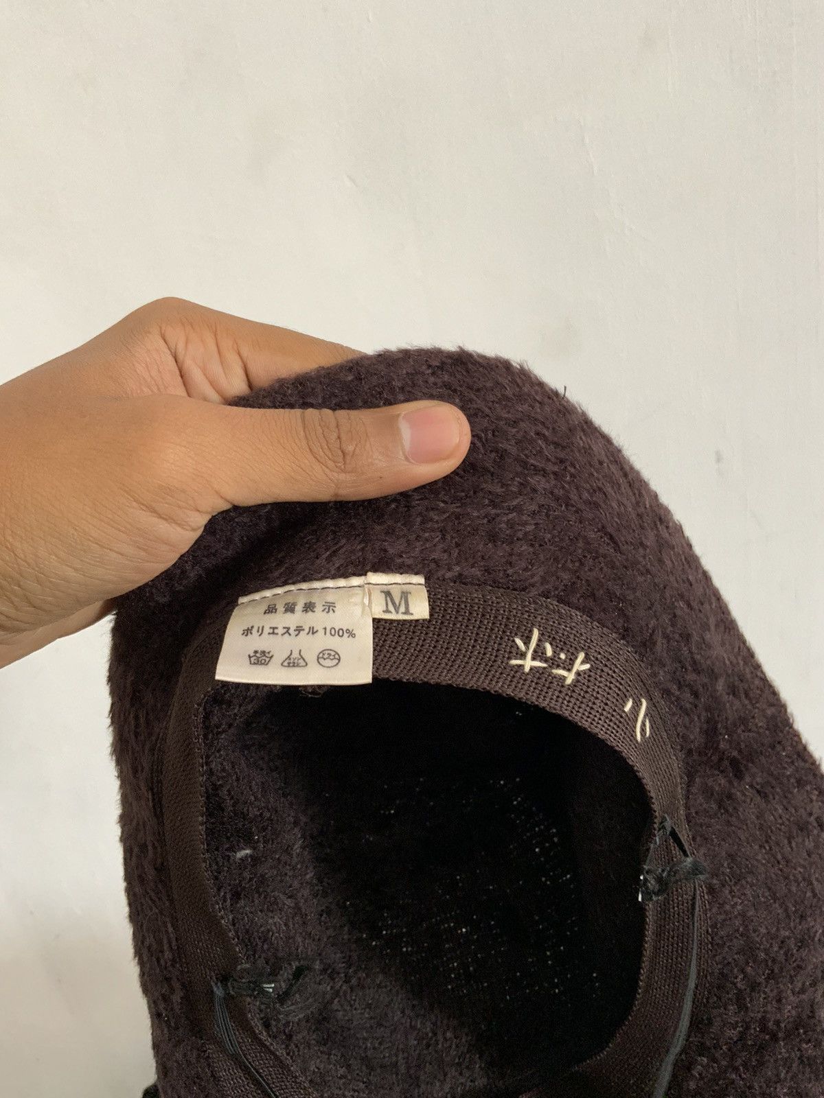 Japanese Brand Mohair Fur Brown Outdoor Bucket Hat Cap Size ONE SIZE - 8 Thumbnail