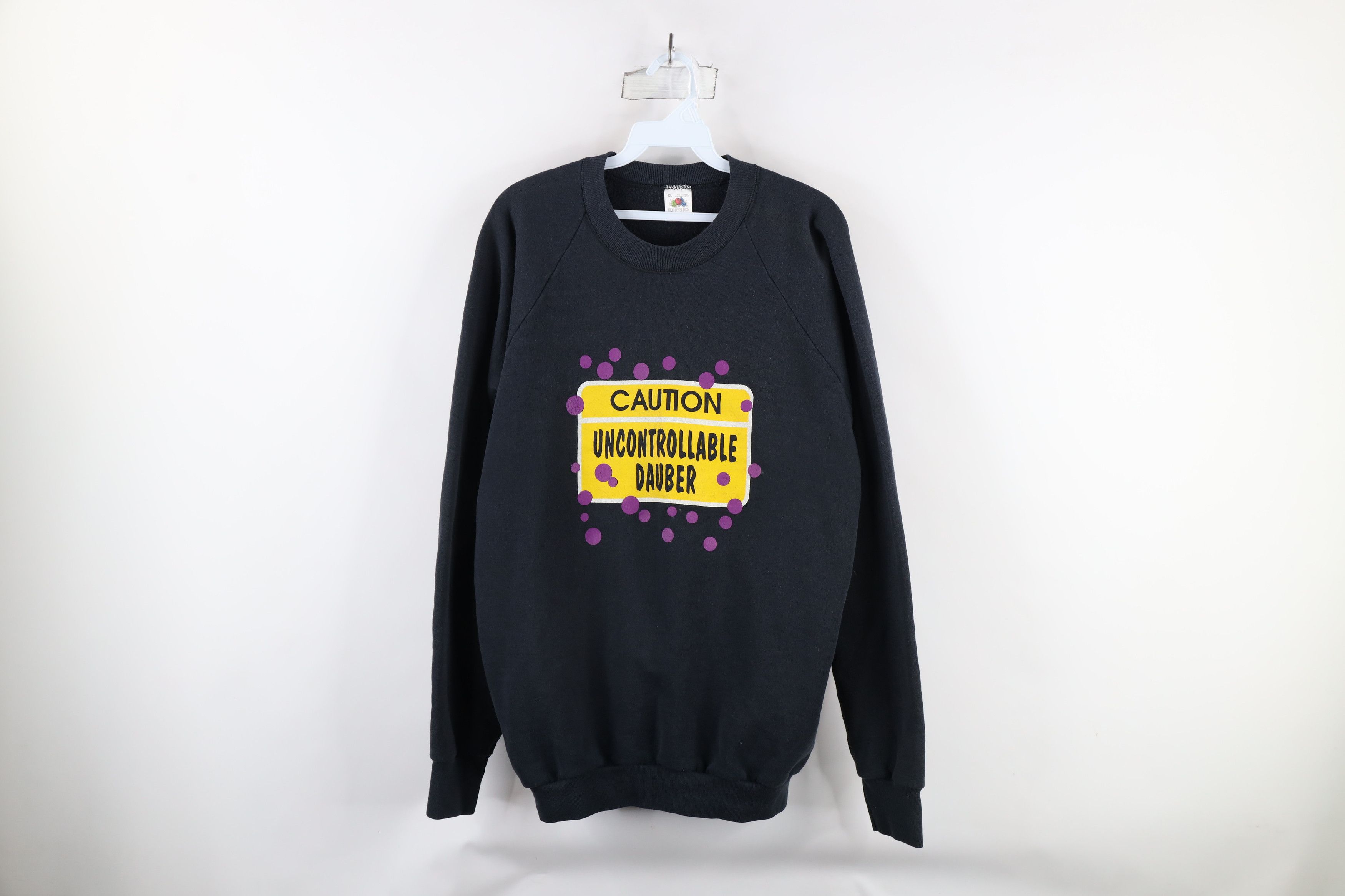 Vintage Vintage 90s Streetwear Uncontrollable Dauber Sweatshirt Size US XL / EU 56 / 4 - 1 Thumbnail