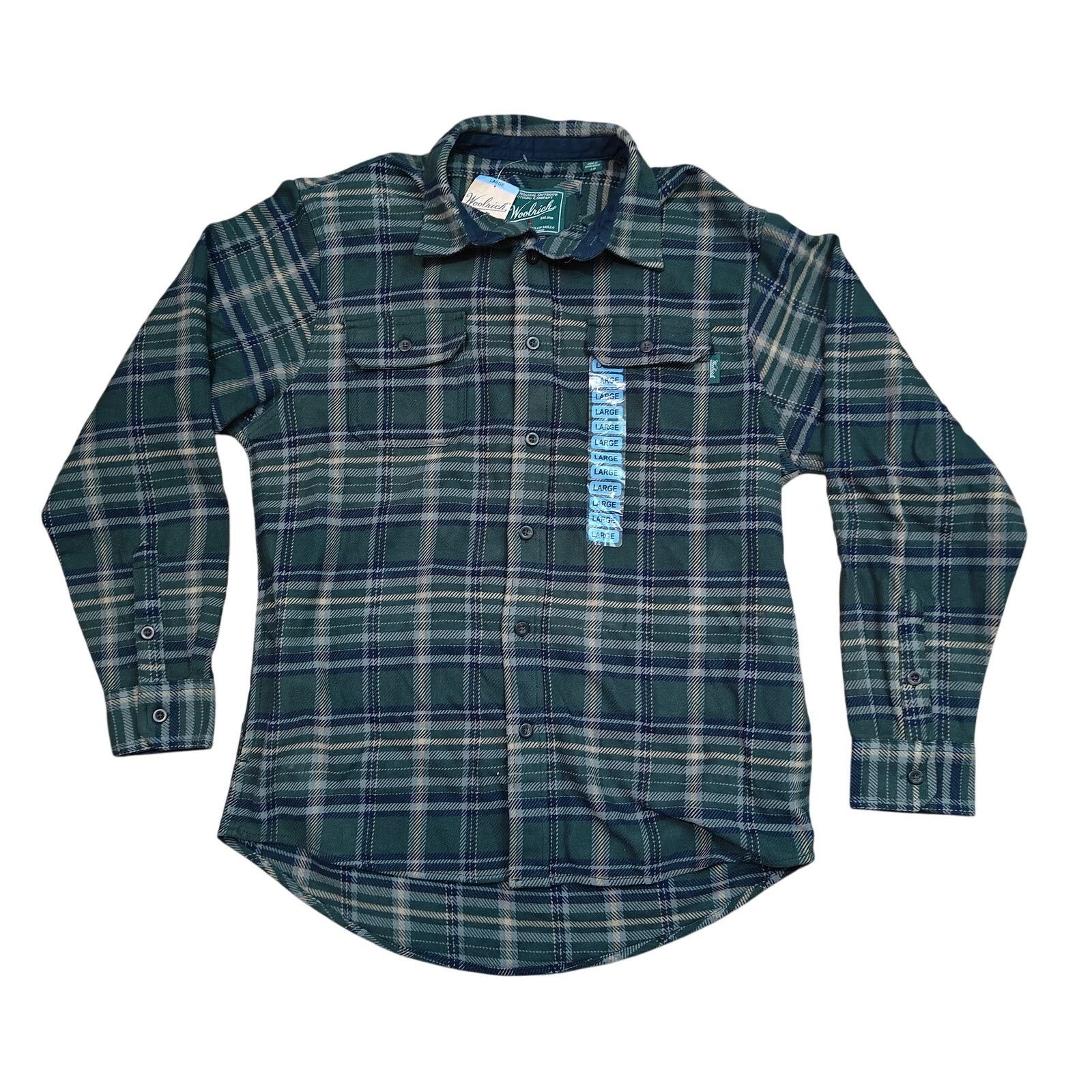 Woolrich Woolen Mills Woolrich Heavyweight Brushed Cotton Brawny Flannel Shirt Size US L / EU 52-54 / 3 - 1 Thumbnail