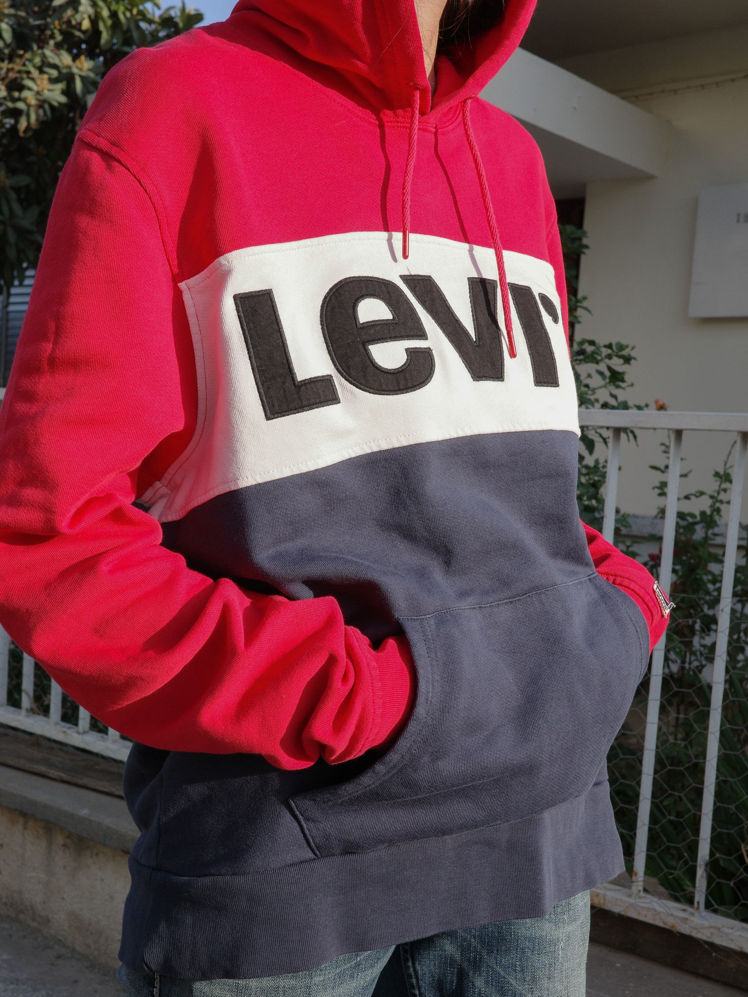 Levi's Levi's Tri-Color Hoodie Size US L / EU 52-54 / 3 - 3 Thumbnail