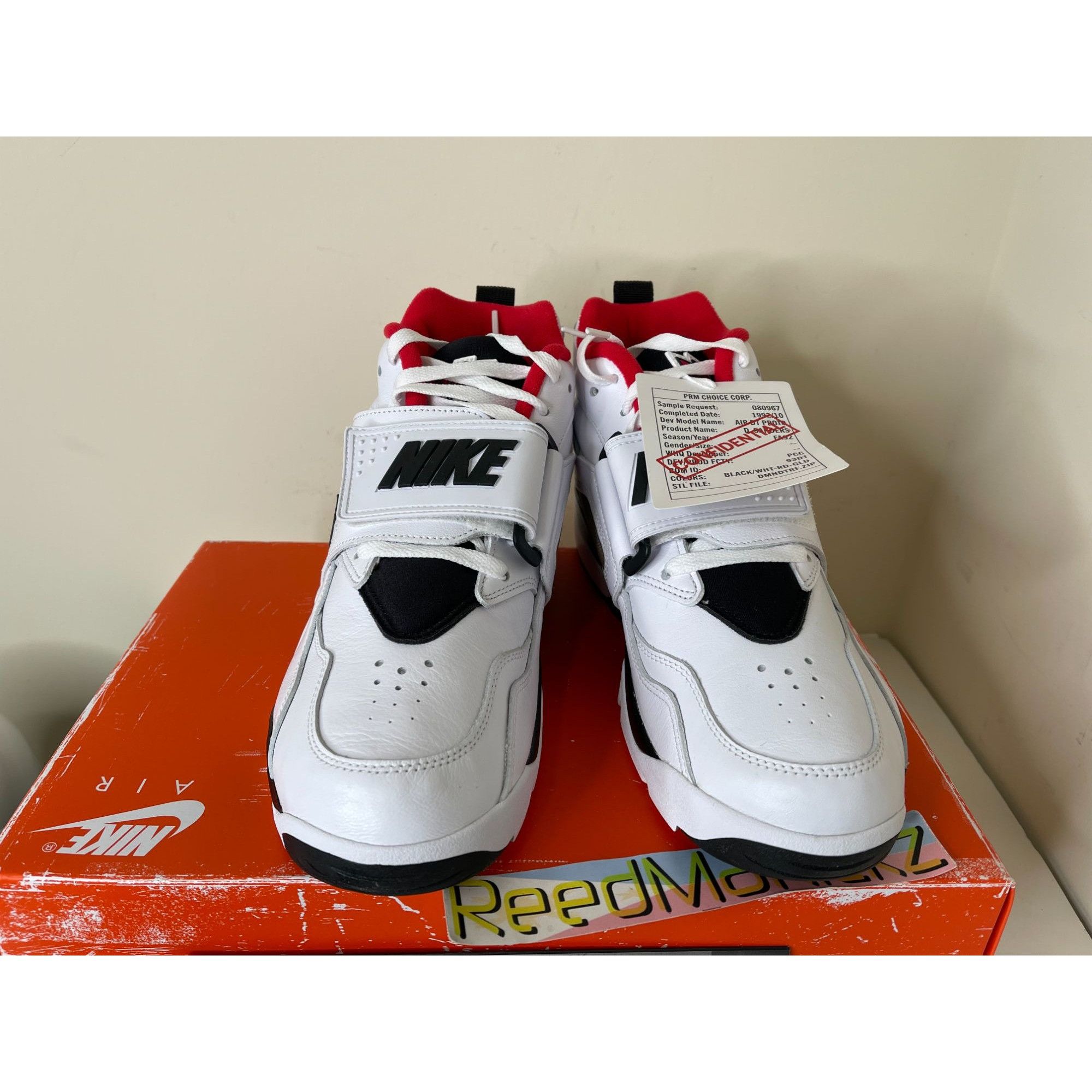 Nike Nike Air Diamond Turf Proto '92 White Black Mens 10us Size US 10 / EU 43 - 2 Thumbnail