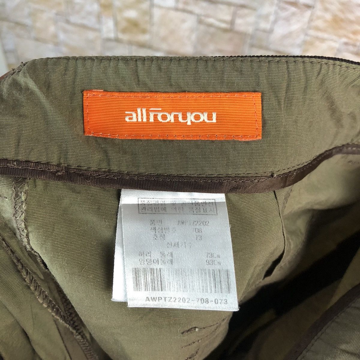 Japanese Brand All Ror You Green Cargo Multipocket Pants #A604 Size 28" / US 6 / IT 42 - 21 Thumbnail