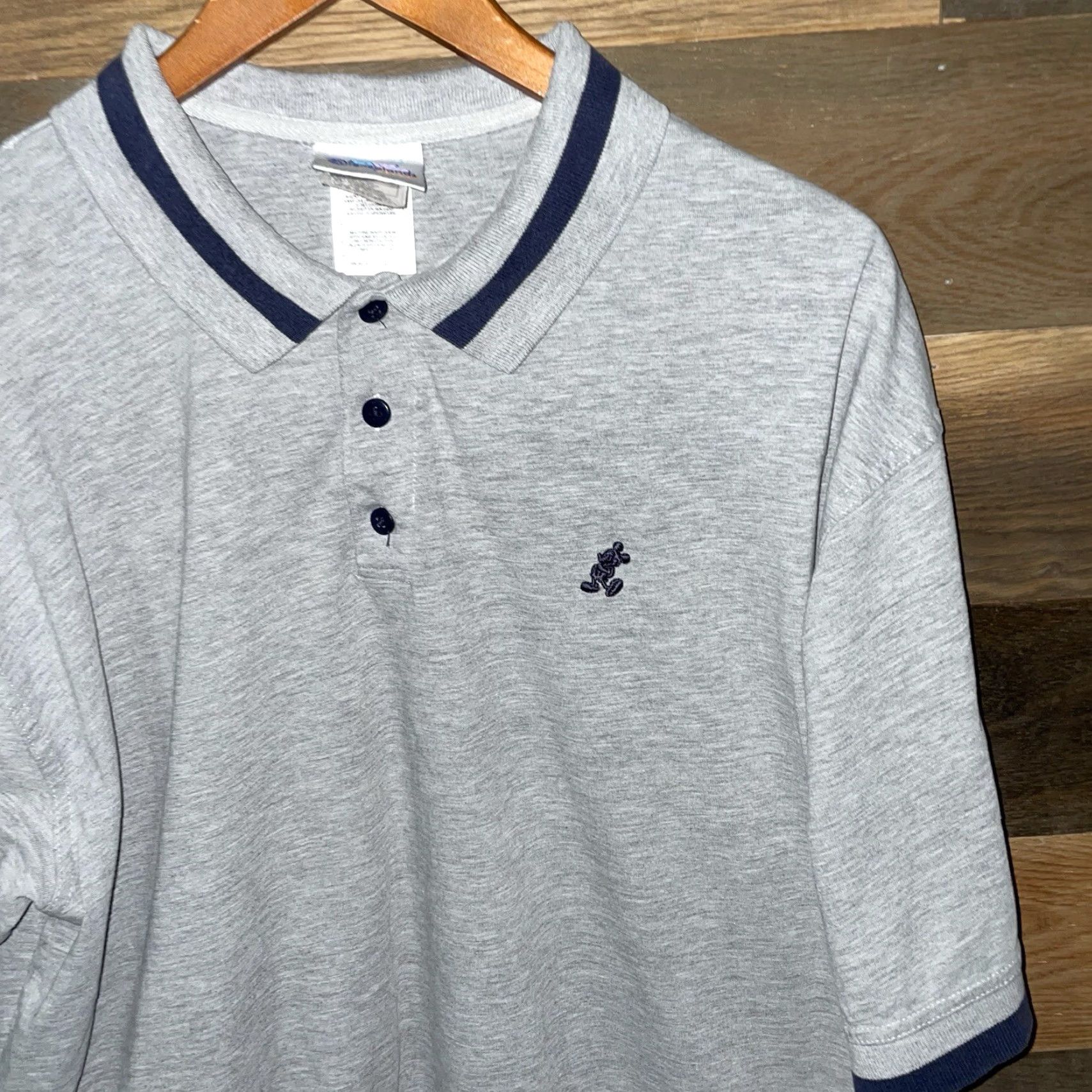Vintage VINTAGE Disneyland Resort Gray Polo Shirt Mens XL Size US XL / EU 56 / 4 - 2 Thumbnail