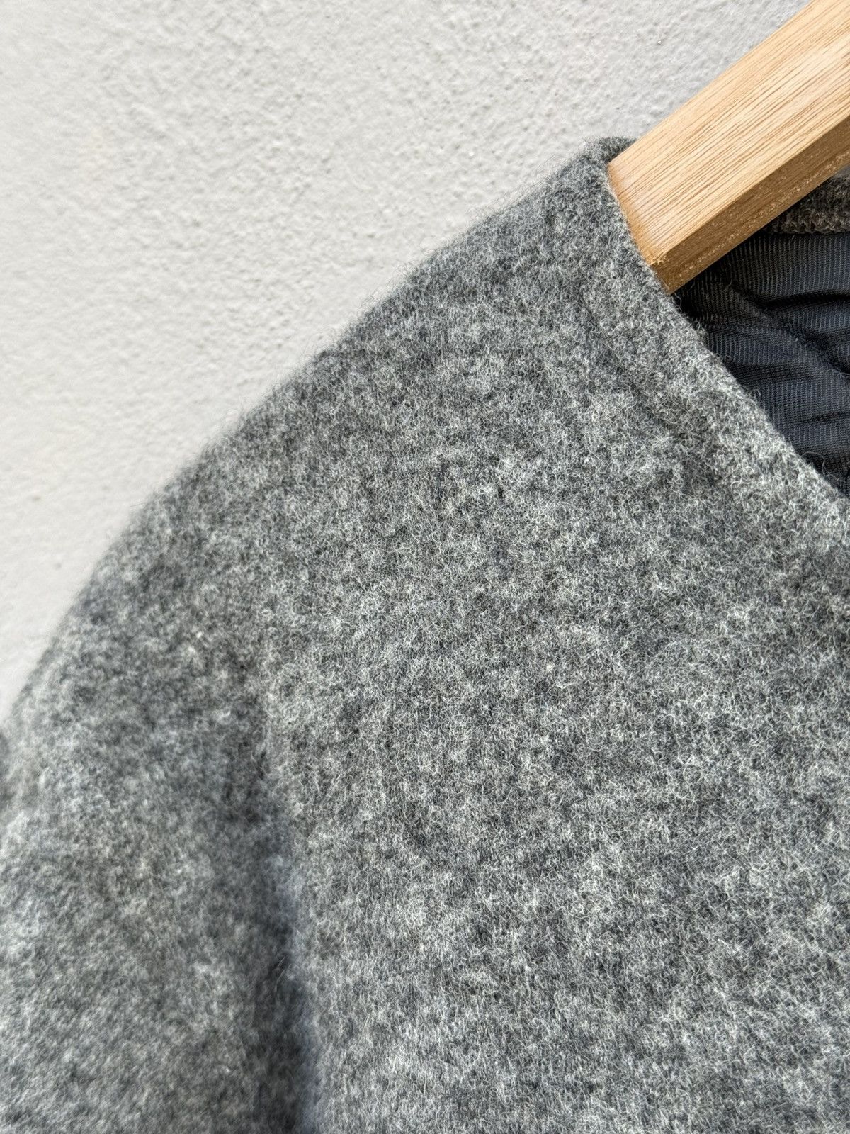 Marithe + Francois Girbaud MFG Short Mohair Wool Quilted Jumper Size L / US 10 / IT 46 - 13 Thumbnail