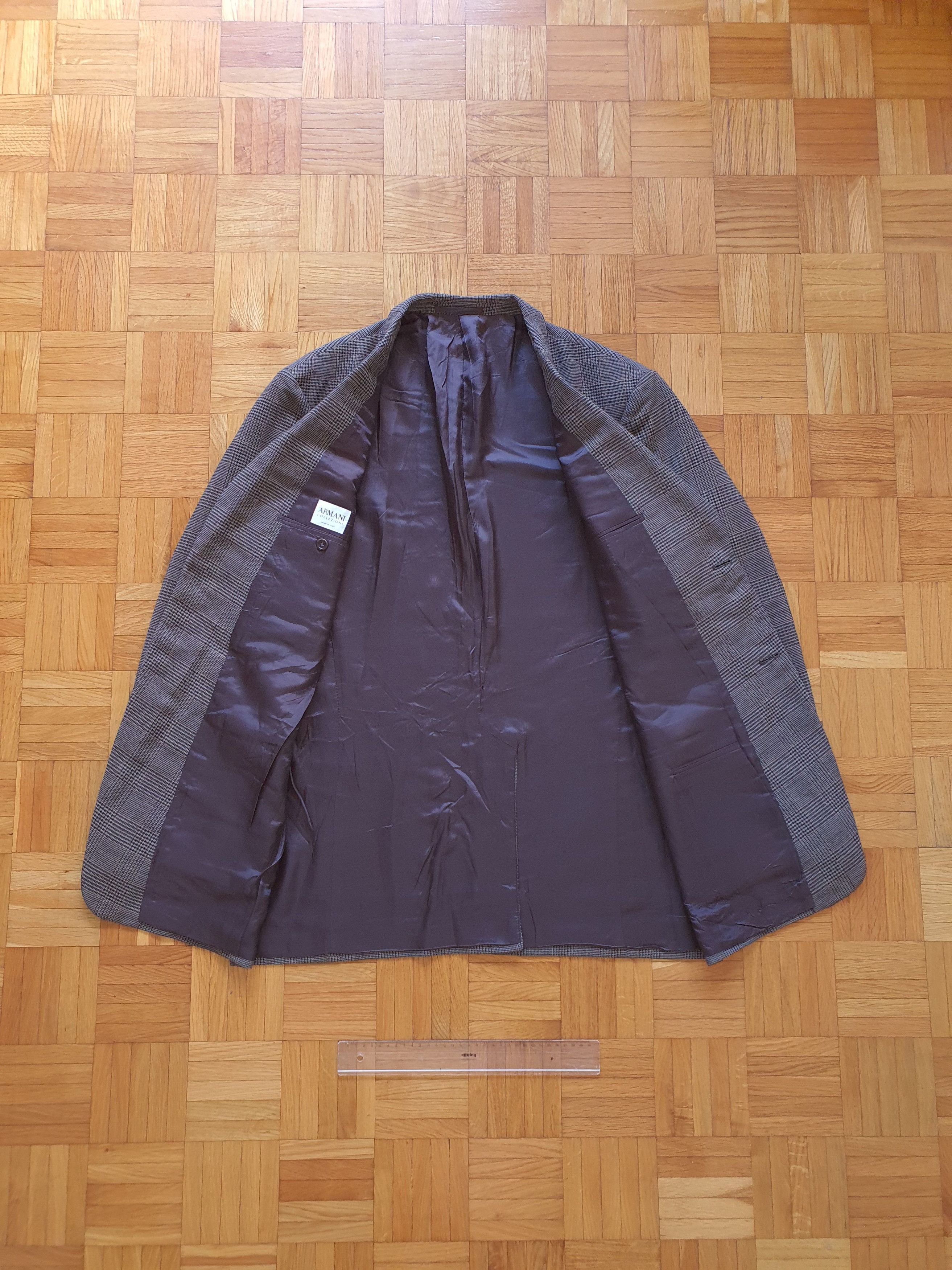 Armani Collezioni Glenplaid (Prince of Wales check) Blazer Jacket - EU IT 54L Size 44L - 3 Thumbnail