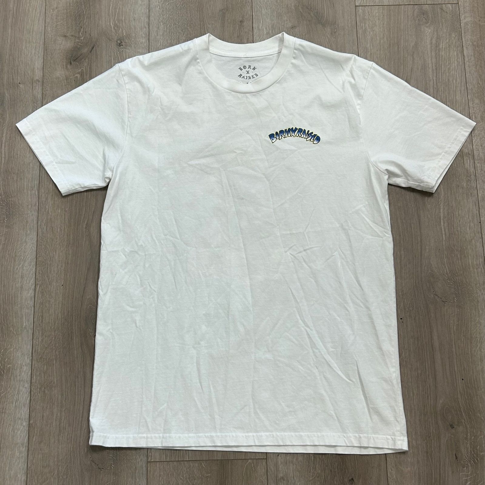 Born X Raised Bornxraised True Blue Collection White Tee T Shirt Large Size US L / EU 52-54 / 3 - 3 Thumbnail