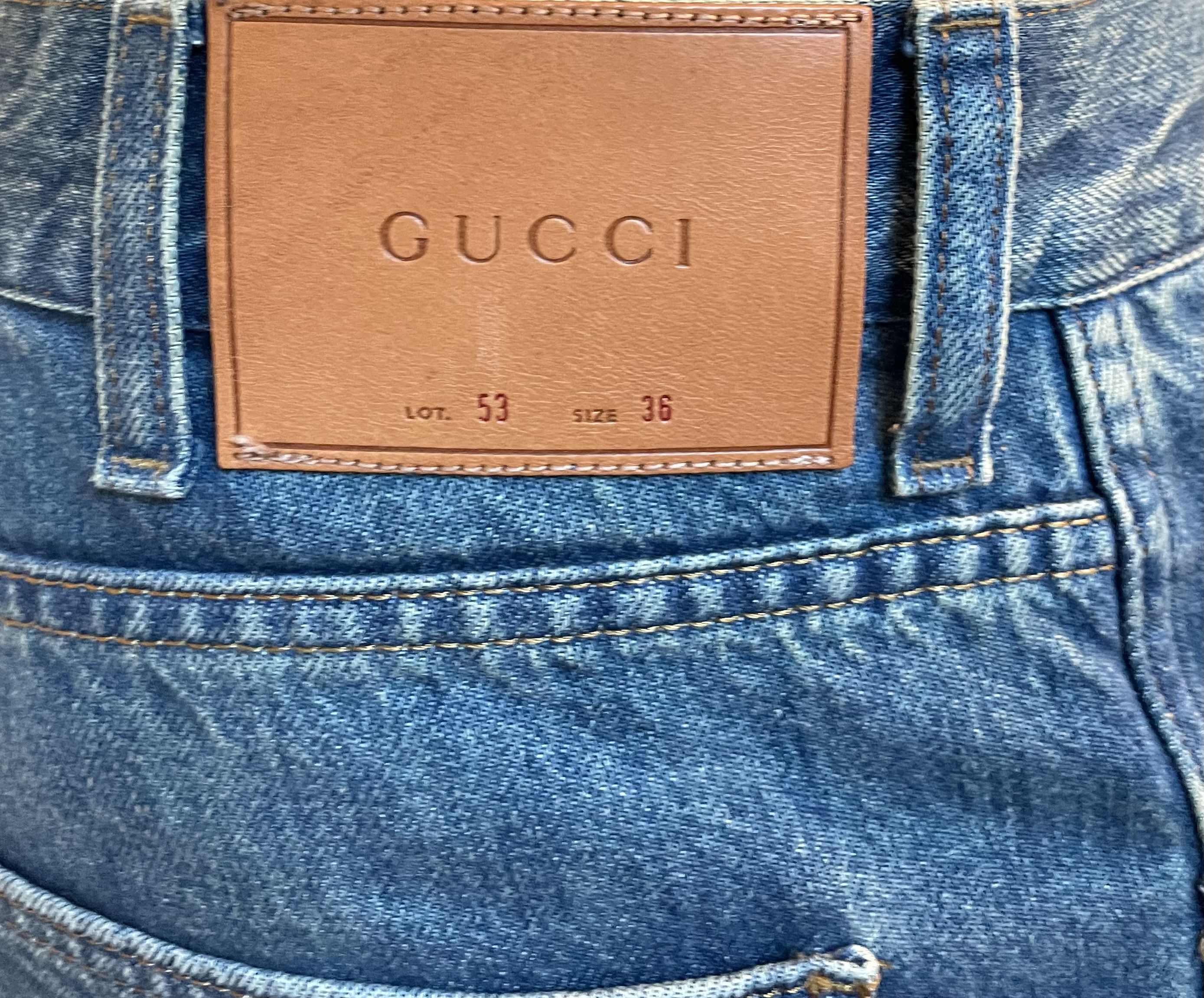 Gucci Gucci FW23 Patchwork Denim Pants Size 36 Size US 36 / EU 52 - 6 Thumbnail