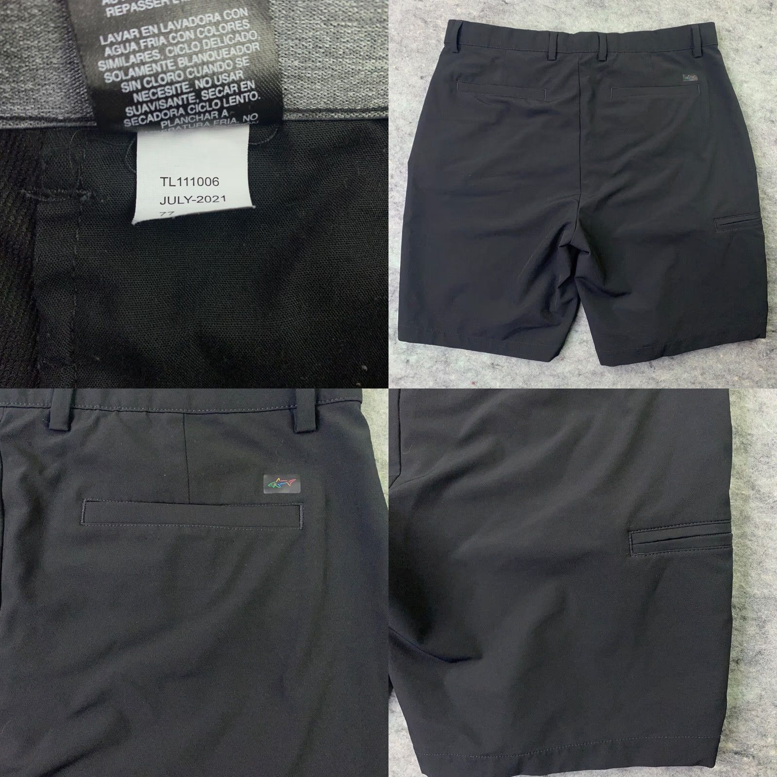 Nike Nike Golf Mens Shorts Size 36 Black Pleated Dry Performance Polyester Casual Workwear Travel Shirt? Size US 36 / EU 52 - 8 Thumbnail