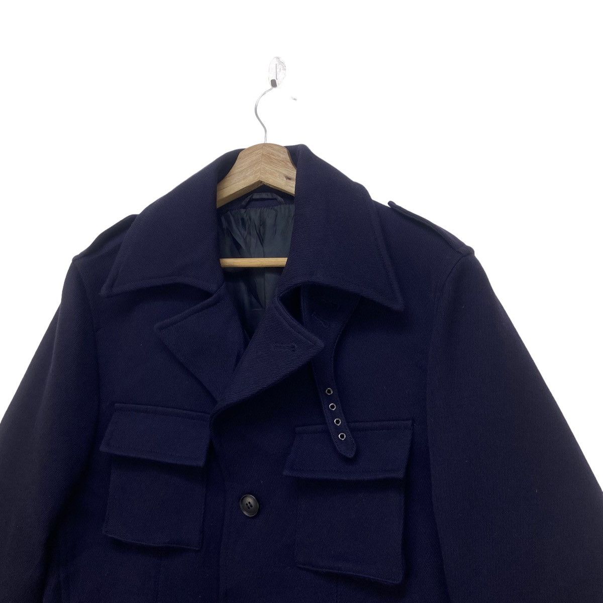 Japanese Brand Dope🔥Albante Uomo Street Fashion Stylish Wool Overcoat Size US S / EU 44-46 / 1 - 7 Thumbnail