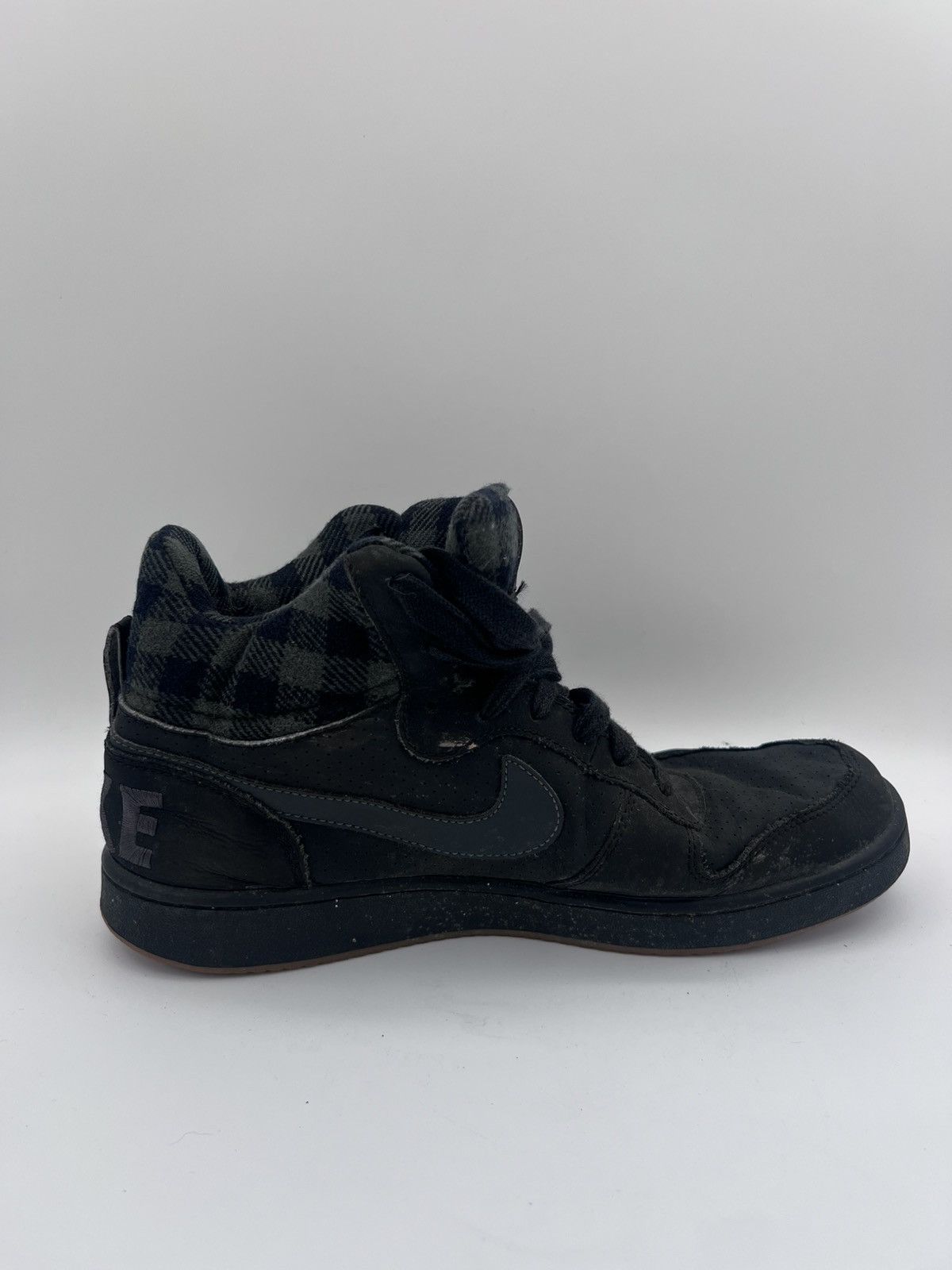 Nike Nike Court Borough Mid Mens Size 9 Black Plaid Anthracite Size US 9 / EU 42 - 7 Thumbnail