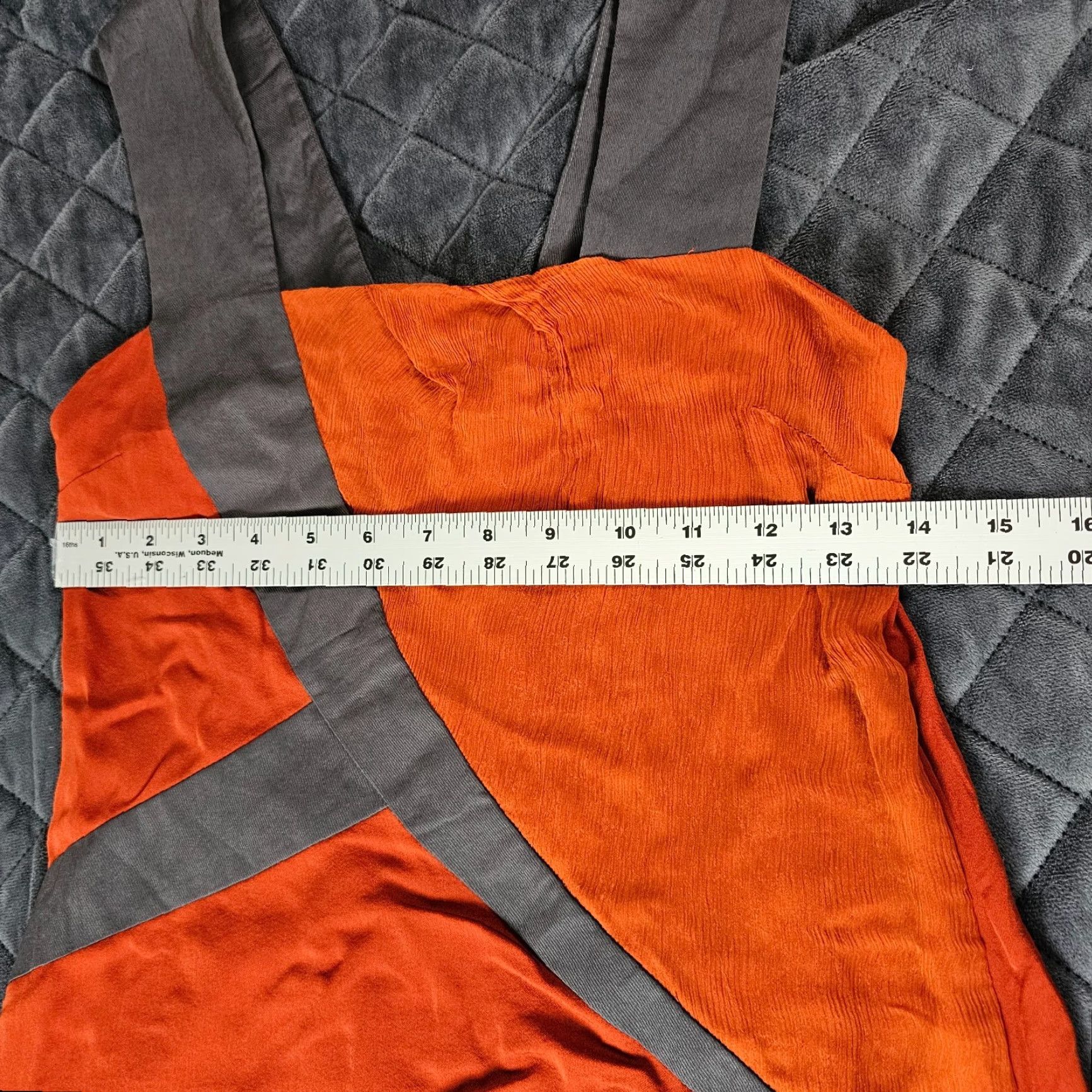 Vintage JLO Silk Tank Top Sleeveless Size 4 Women Casual Orange Brown Straps Size S / US 4 / IT 40 - 3 Thumbnail