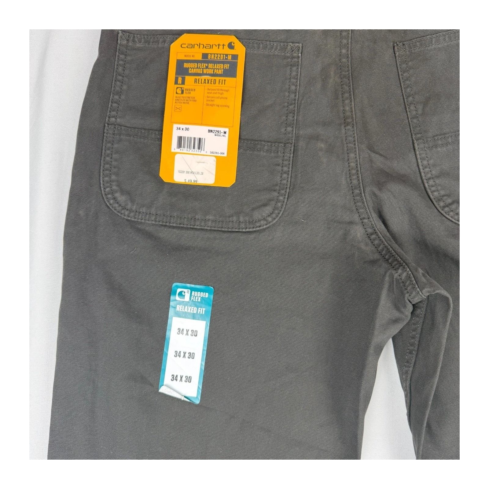 Carhartt Carhartt Rugged Flex Relaxed Fit Canvas 5-Pocket Work Pant E Size US 34 / EU 50 - 7 Thumbnail