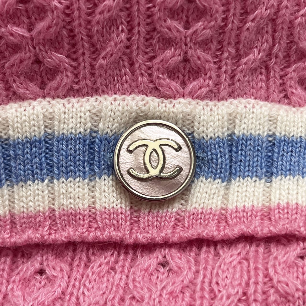 Chanel Chanel Striped Trim Knitted Straight Casual Shorts K26WX Size 25" / US 0 / IT 36 - 5 Thumbnail