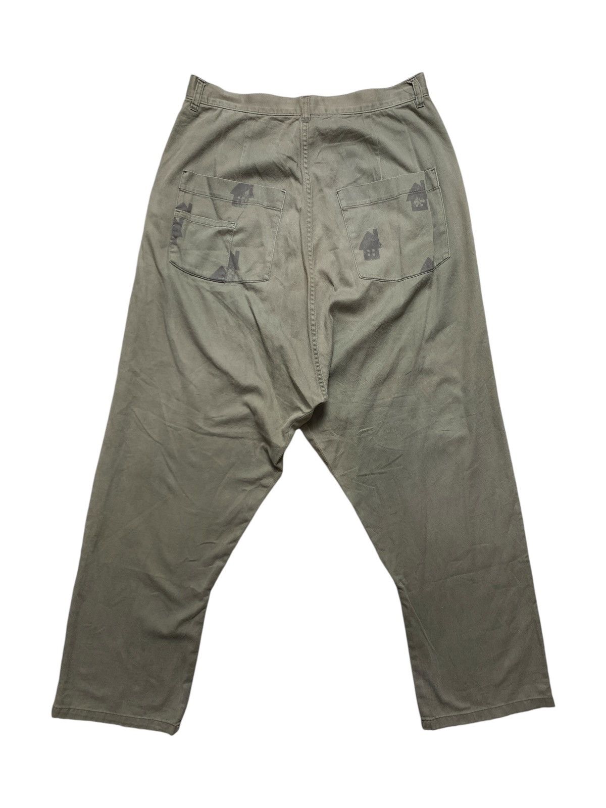 Issey Miyake 2000s Nenet - Issey Miyake Drop Crotch Pants Size US 30 / EU 46 - 5 Thumbnail