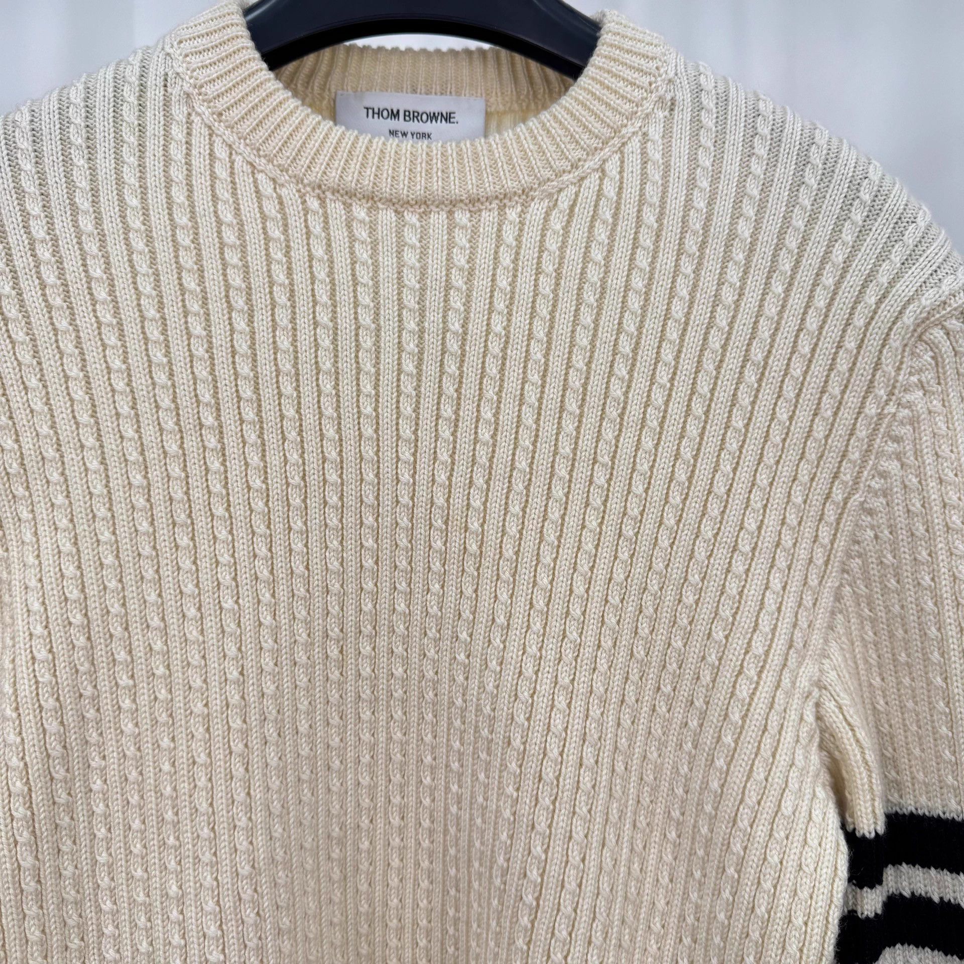 Thom Browne Thom Browne 24fw 4-Bar Wool Knit Sweater 40 98 New Size S / US 4 / IT 40 - 3 Thumbnail