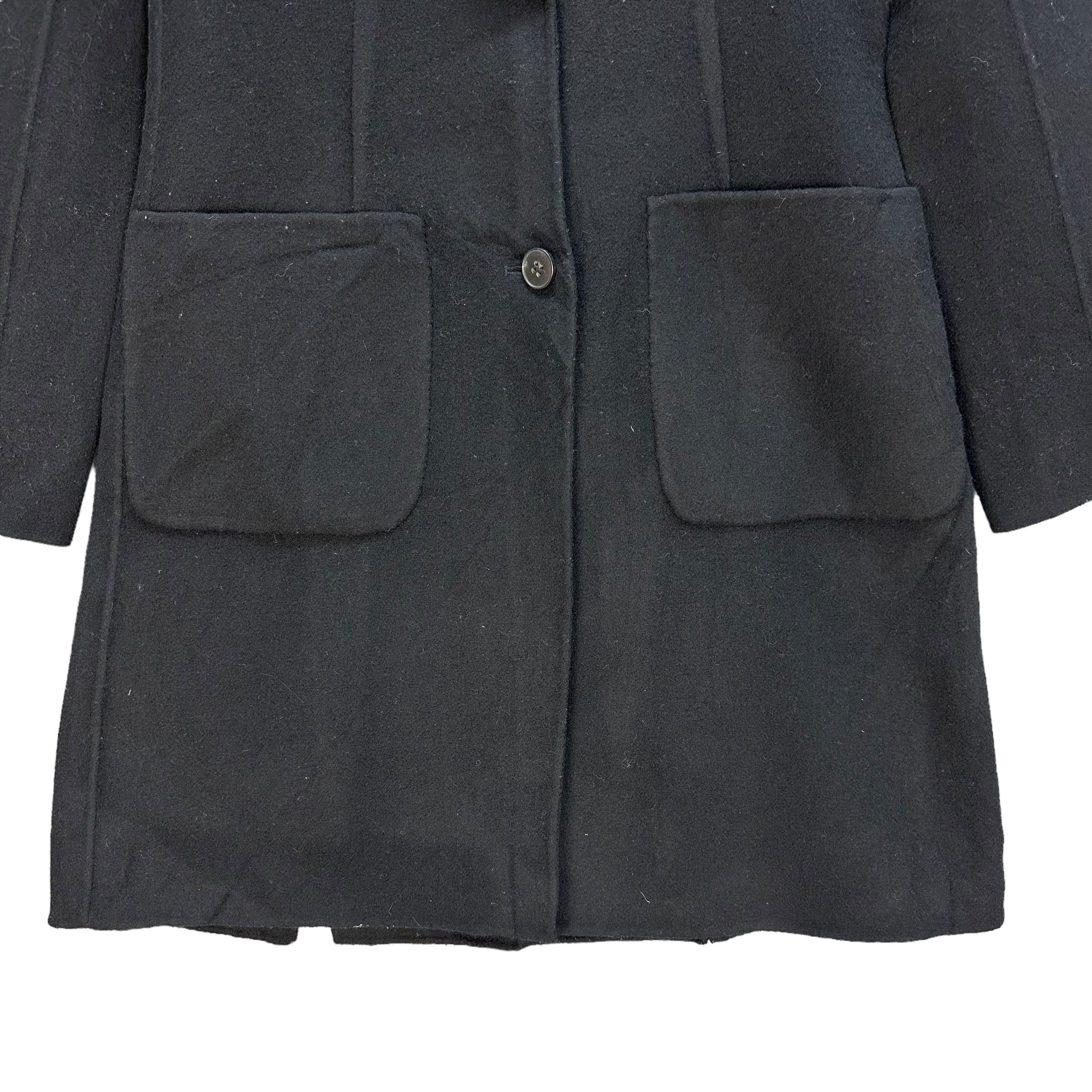 Theory Theory Rabbit Wool Collar Wool Nylon Overcoat #A32-0714 Size S / US 4 / IT 40 - 3 Thumbnail
