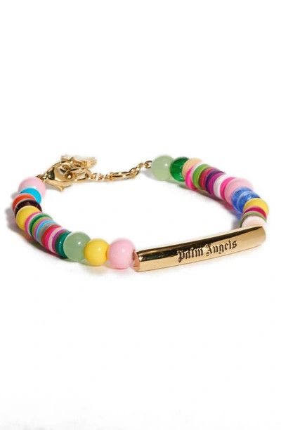 Palm Angels o1mle0425 Size: OS / Logo Rainbow Bracelet in