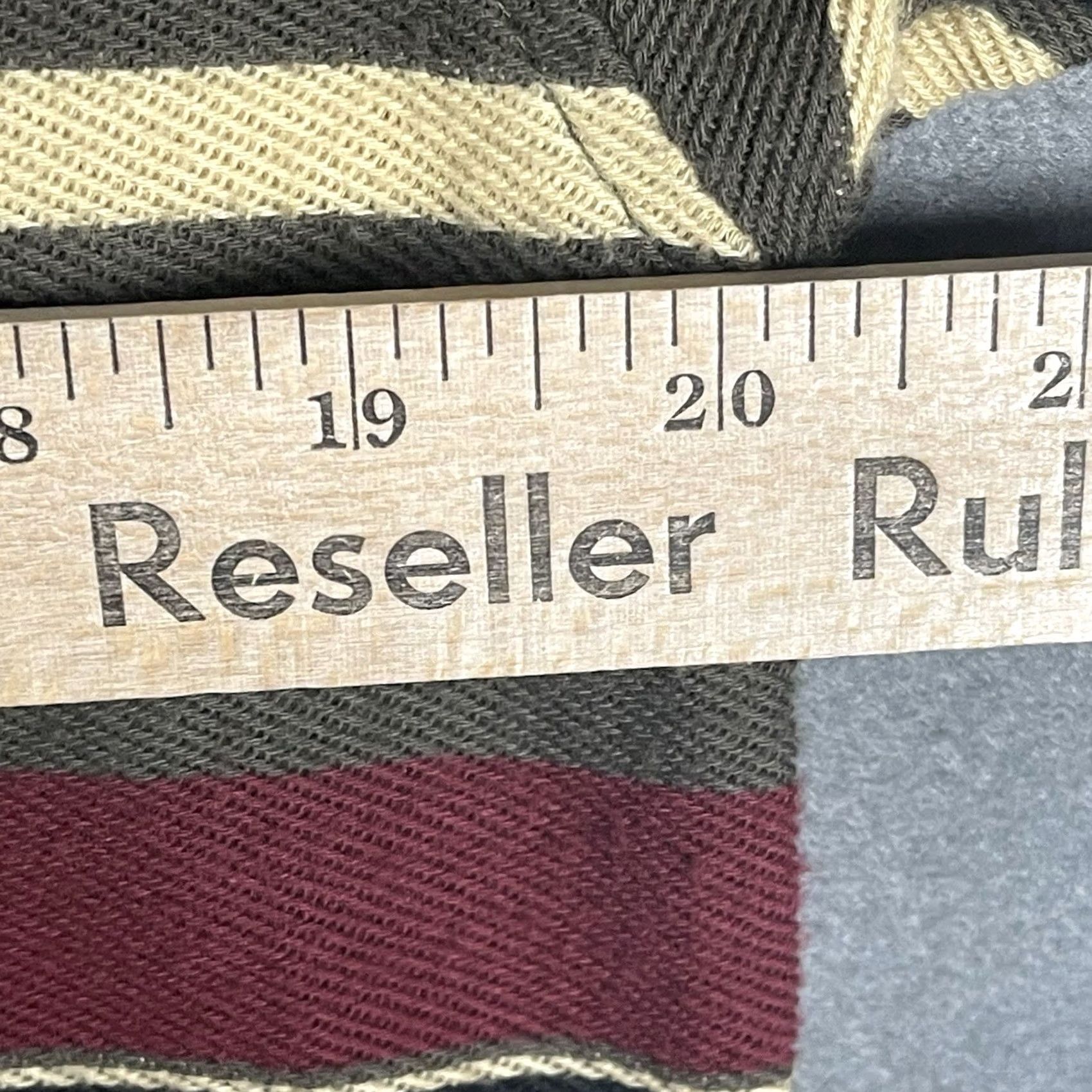 Tommy Hilfiger Tommy Hilfiger Polo Shirt M Maroon Tan Striped Preppy Casual Y2K Golf Dad Men Size US M / EU 48-50 / 2 - 5 Thumbnail