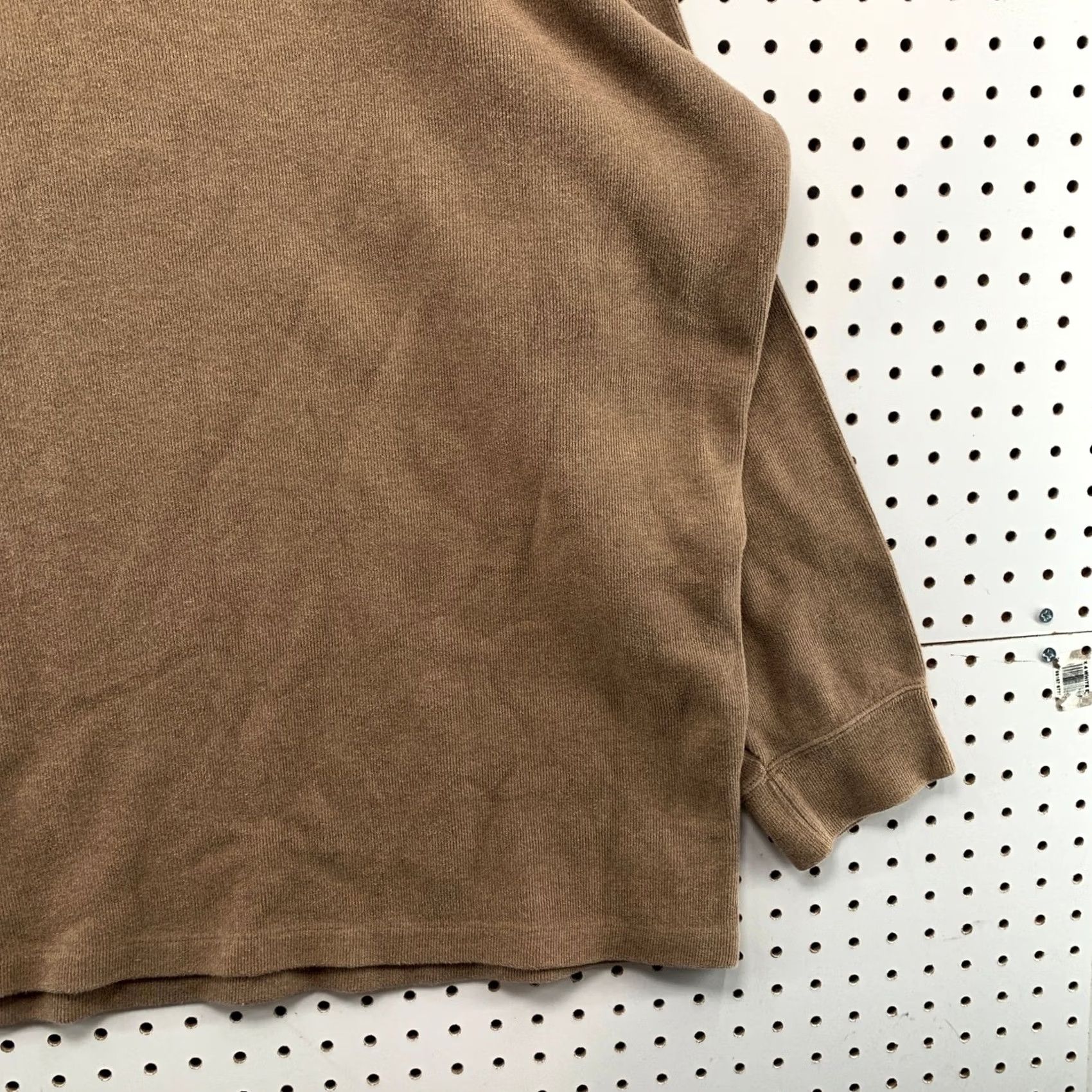 Polo Ralph Lauren Polo Ralph Lauren Sweater Mens 4XLT Brown Cotton Quarter Zip Pullover 00s Size US XXL / EU 58 / 5 - 7 Thumbnail