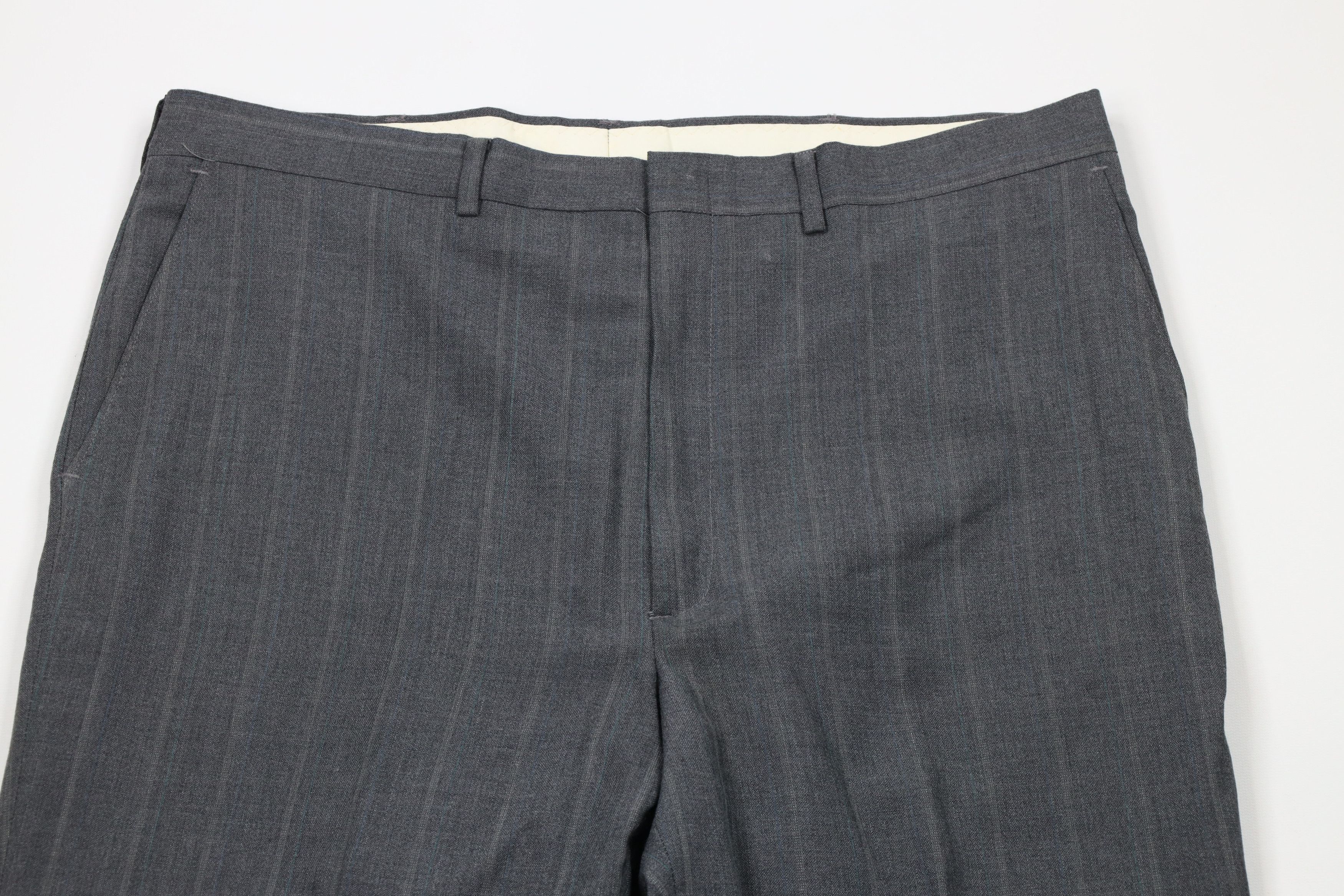 Vintage Vintage 90s Streetwear Striped Wide Leg Chino Pants USA Size US 38 / EU 54 - 2 Thumbnail