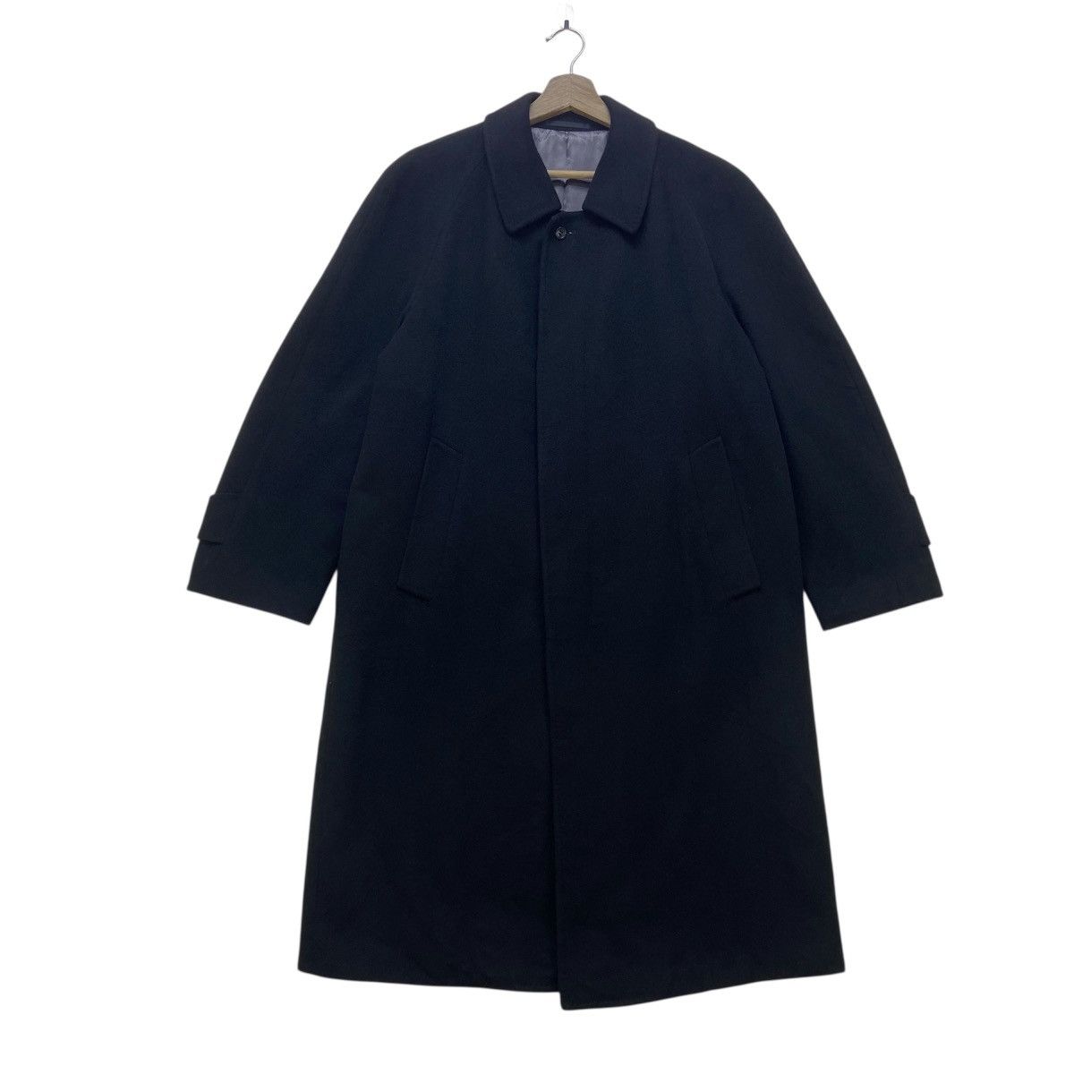 Japanese Brand Vintage Japanese Men’s Circle 100% Pure Cashmere Overcoat Size US M / EU 48-50 / 2 - 1 Thumbnail