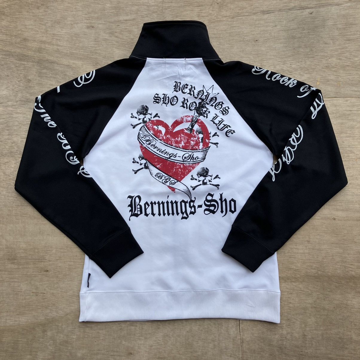 Japanese Brand BERNINGS SHO LOVE SKULL TRACKTOP JACKET Size US L / EU 52-54 / 3 - 1 Thumbnail